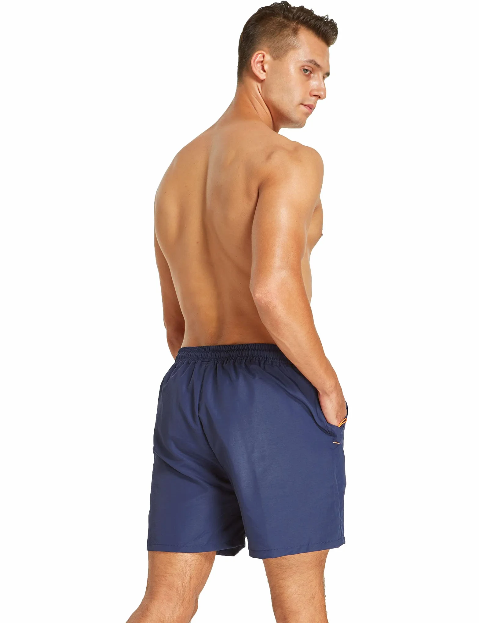 JustSun Costume Uomo Mare con Tasche Zip Surf Impermeabile Asciugatura Rapida con Fodera in Mesh