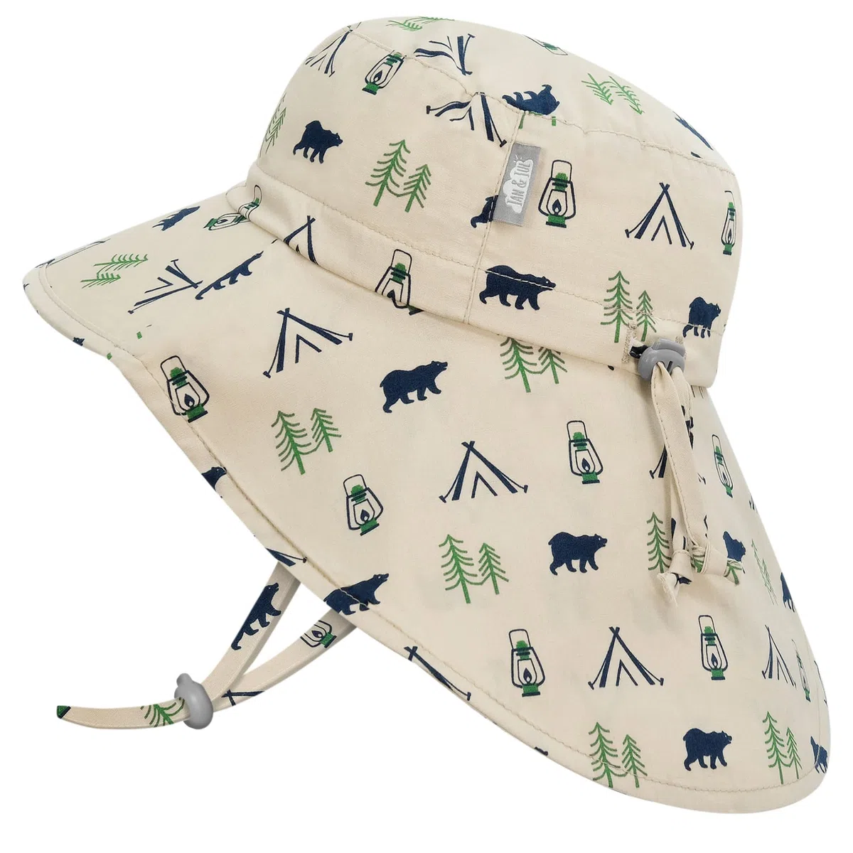 Jan & Jul Grow-with-Me Cappello da Sole in Cotone con Tesa Grande, per Neonati e Bambini