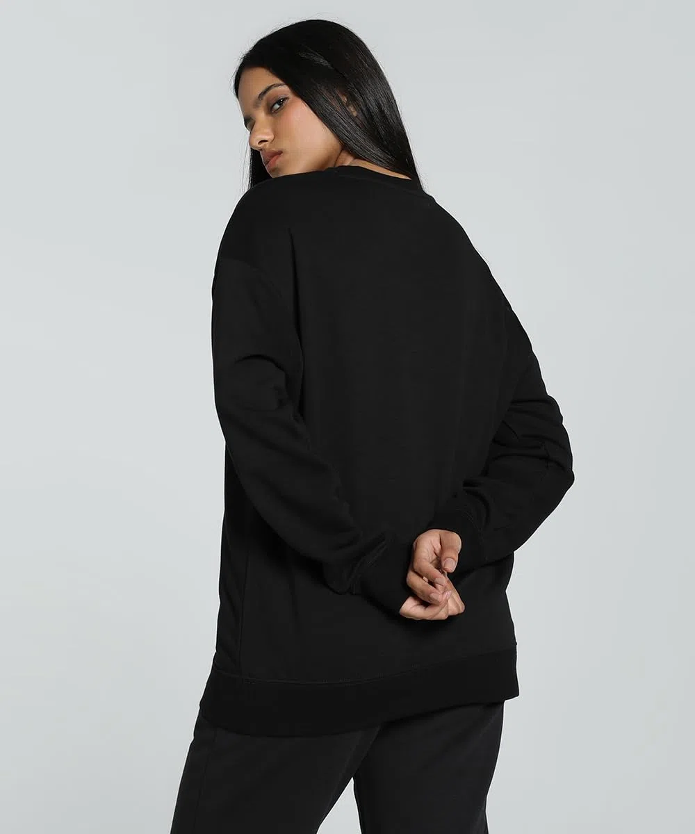 Puma Ess Small No. 1 Logo Relaxed Crew TR Felpa con Cappuccio Bambine e Ragazze (Pacco da 1)