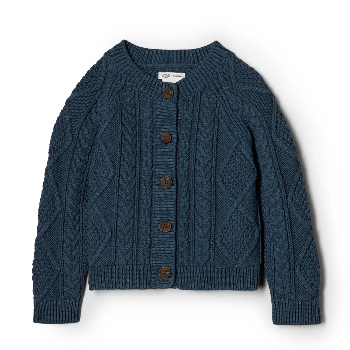 Amazon Essentials x Sofia Grainge Cardigan da pescatore Unisex Bimbi