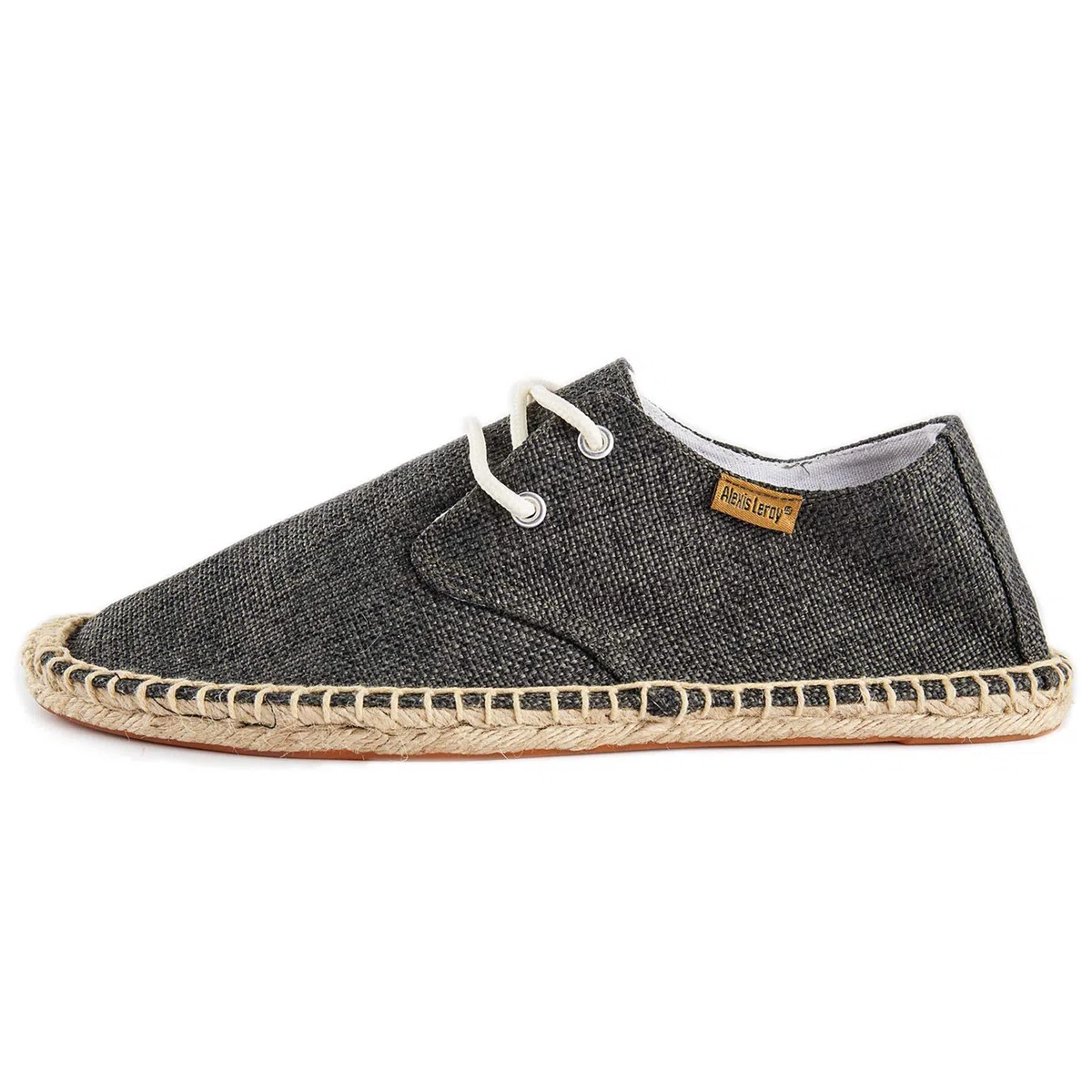 Alexis Leroy Tinta Unita Espadrillas Slip On Loafer Scarpe da Uomo Scarpe con Lacci