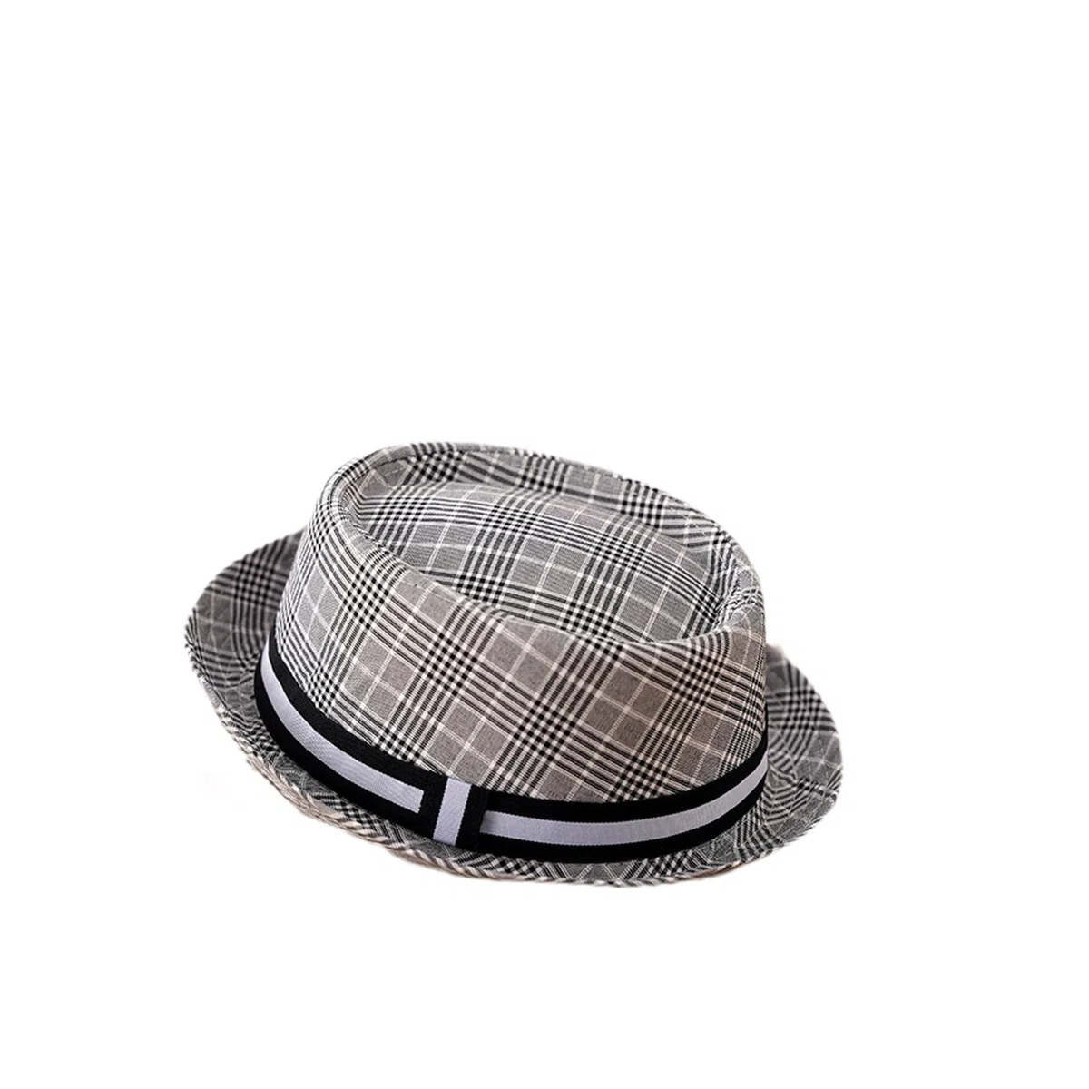 HEYANN Cappello vintage Pork Pie - traspirante e protettivo dal sole, cappello estivo unisex per uomini e donne, elegante cappello da spiaggia a tesa corta in tessuto di poliestere