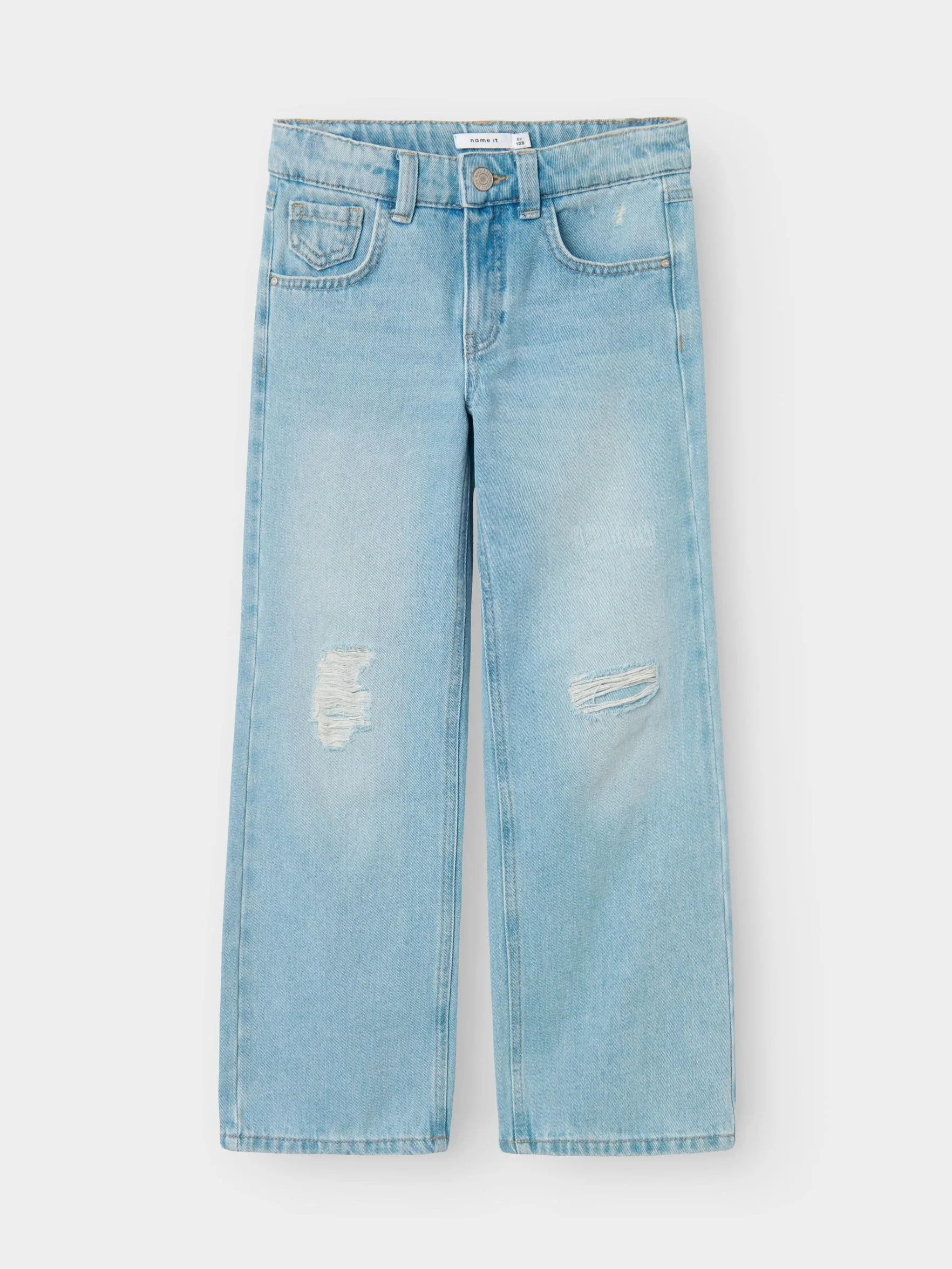NAME IT - Nkfrose HW Wide Jeans 1411-te Noos, Jeans Larghi Bambine e Ragazze