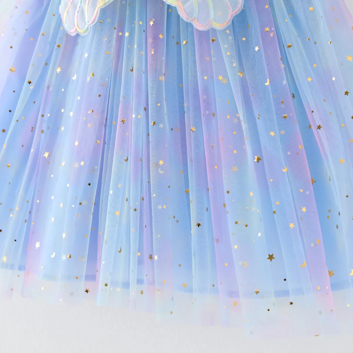 Miipat Vestito per Bambina Tulle Senza Maniche Farfalla Abito Bambino Ragazze Principessa Abiti Ragazze la Festa di Compleanno Vestiti