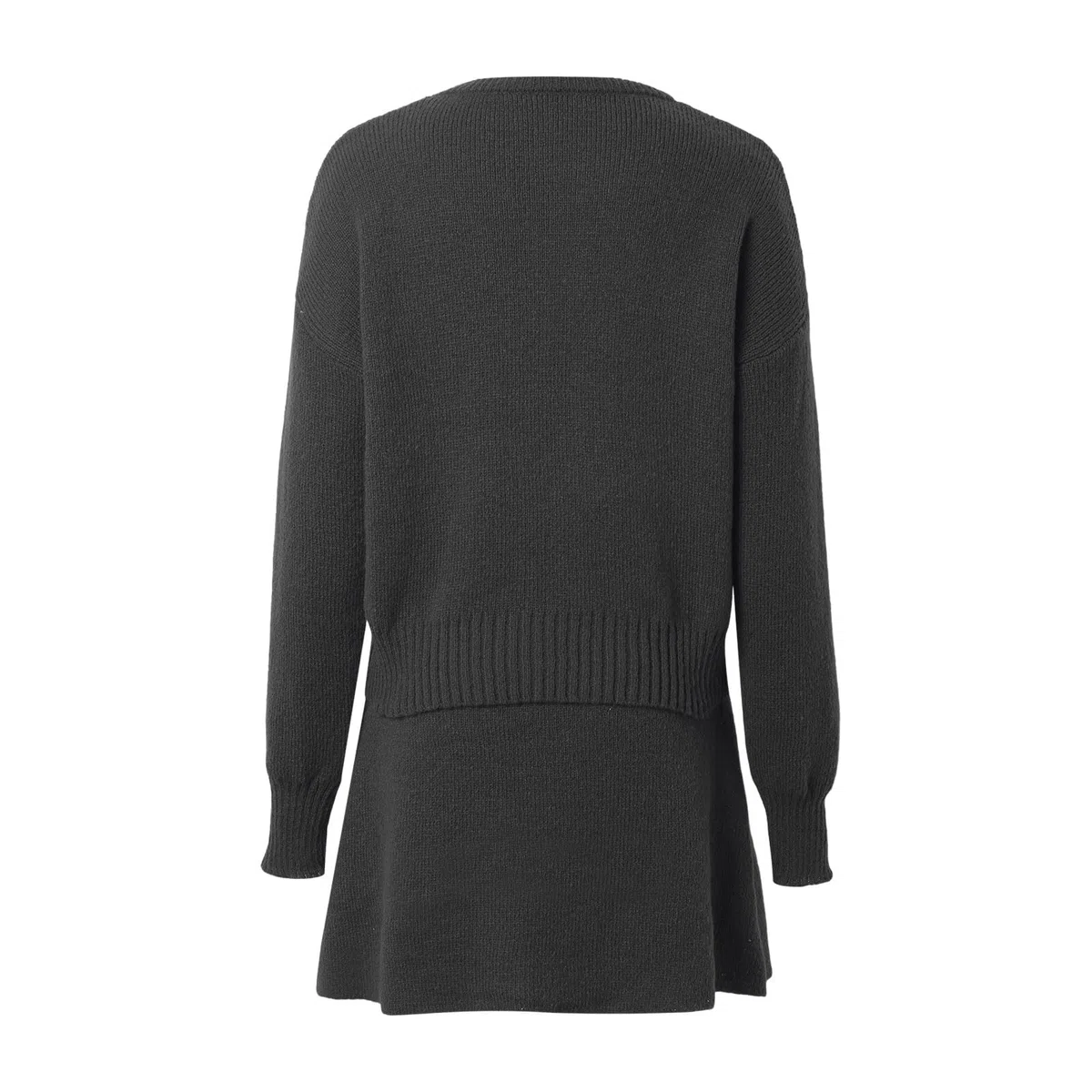 Generisch Set da donna in maglia con maglione e gonna – vestito loungewear in due pezzi | elegante set di coordinamento per un look coordinato