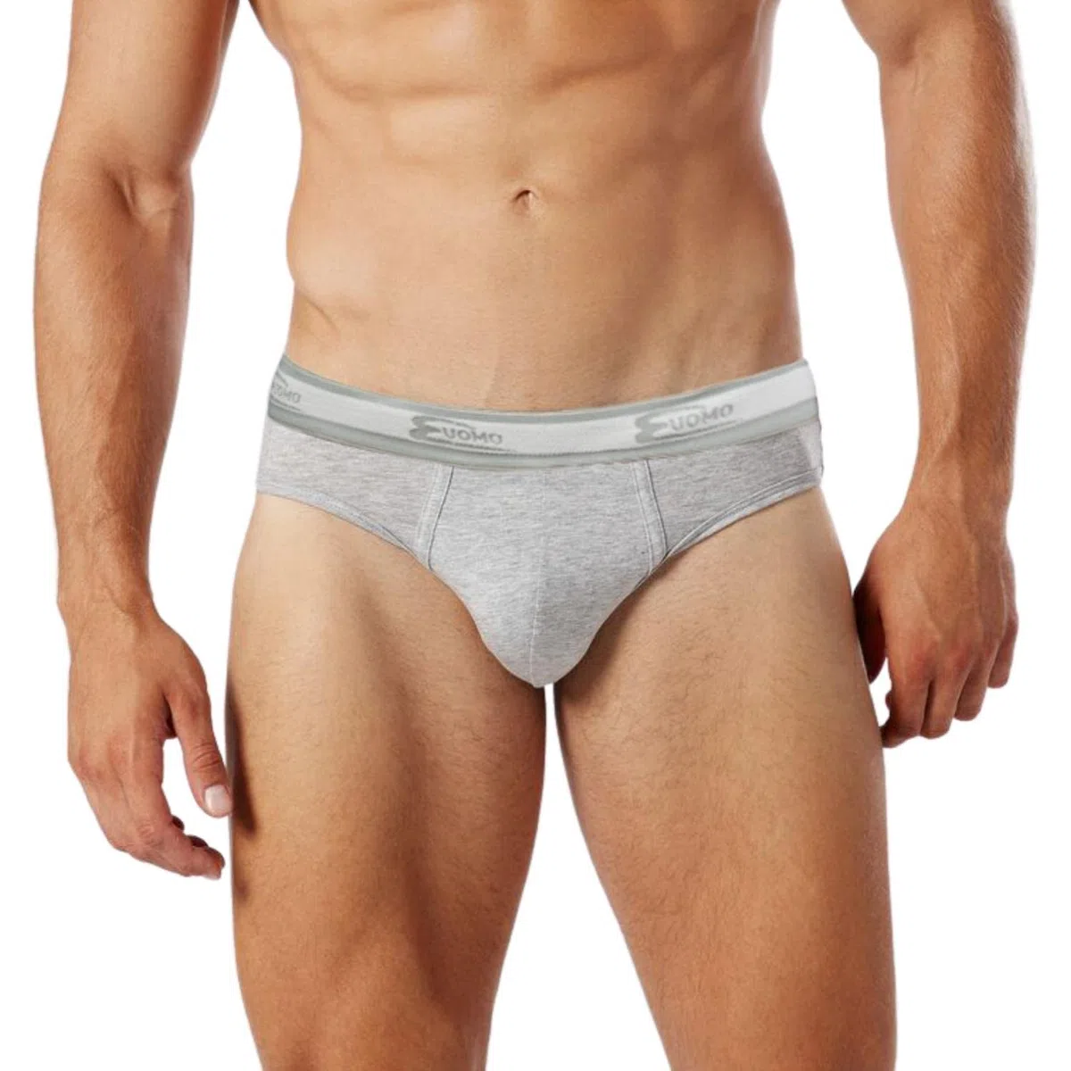 Cotonella Slip Uomo Cotone Elasticizzato Pacco da 4 Bielastico Mutande Uomo Cotone Intimo Mutande Uomo Colorate alla Moda Bianchi Neri Grigio