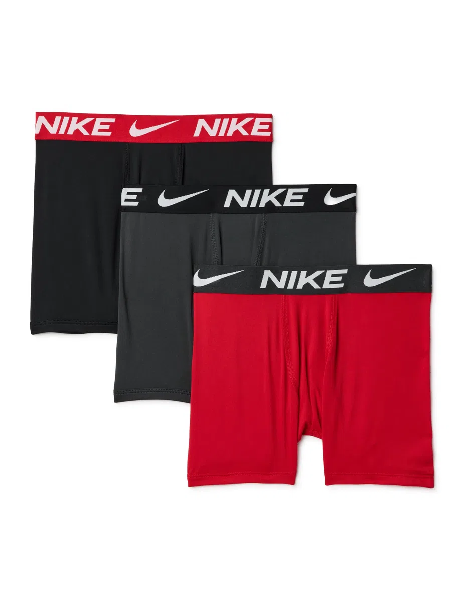 Nike Essential Micro 3pk Br Boxer Corti Bambini e Ragazzi (Pacco da 3)