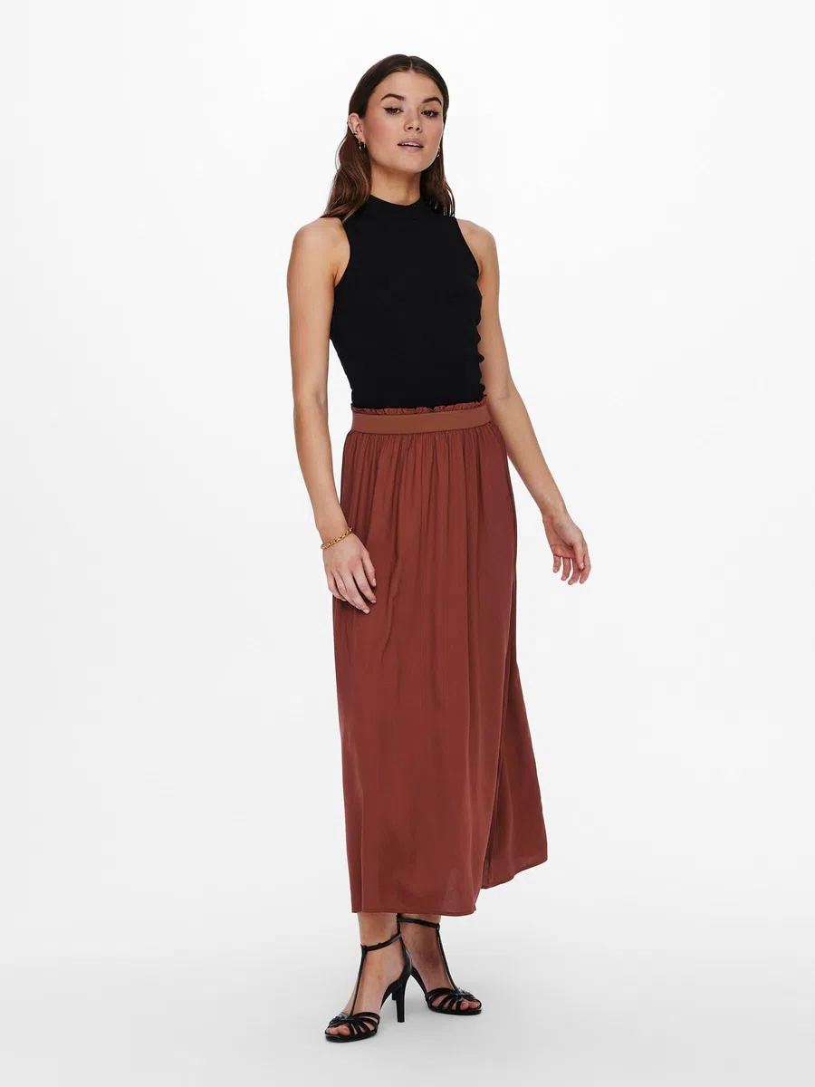Only Onlvenedig Paperbag Long Skirt Wvn Noos Gonna Donna (Pacco da 1)