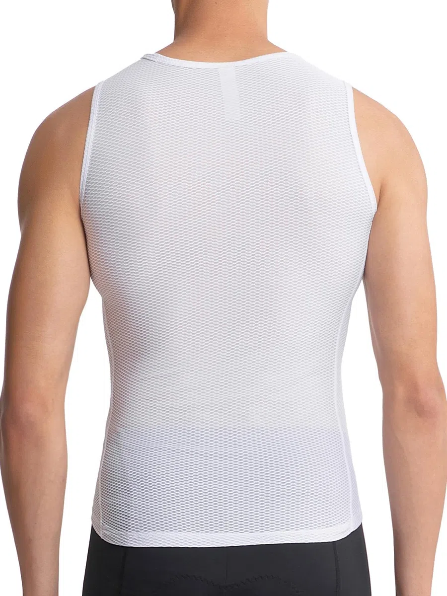 Gilet da Ciclismo Estivo Uomo Cool Mesh Base Layer Senza Maniche Leggero e Traspirante Maglia da Ciclismo Gilet da Bicicletta 4033