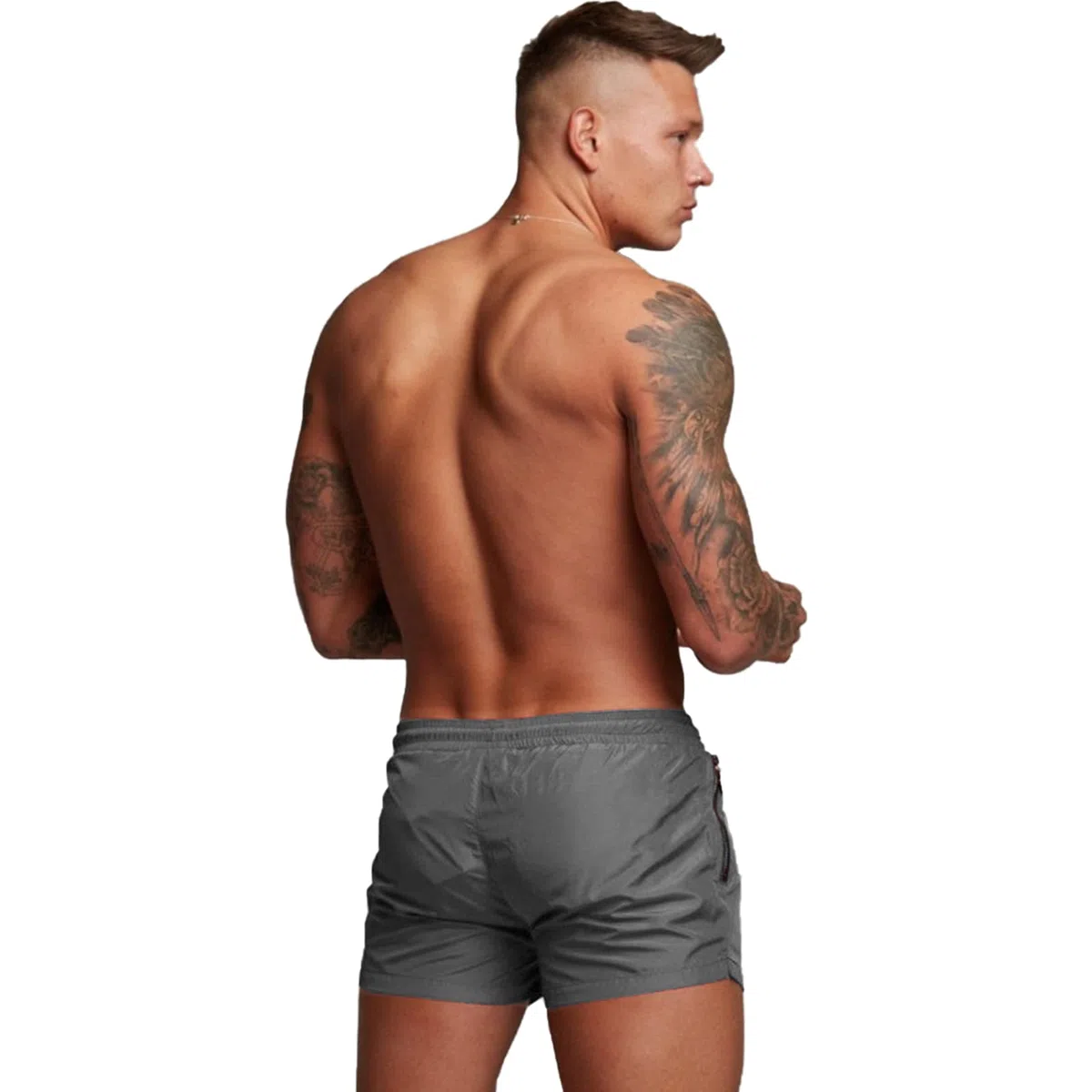 EDOTON Pantaloncini Sportivi, Uomo Slip da Bagno per Surf Hotspring sulla Spiaggia