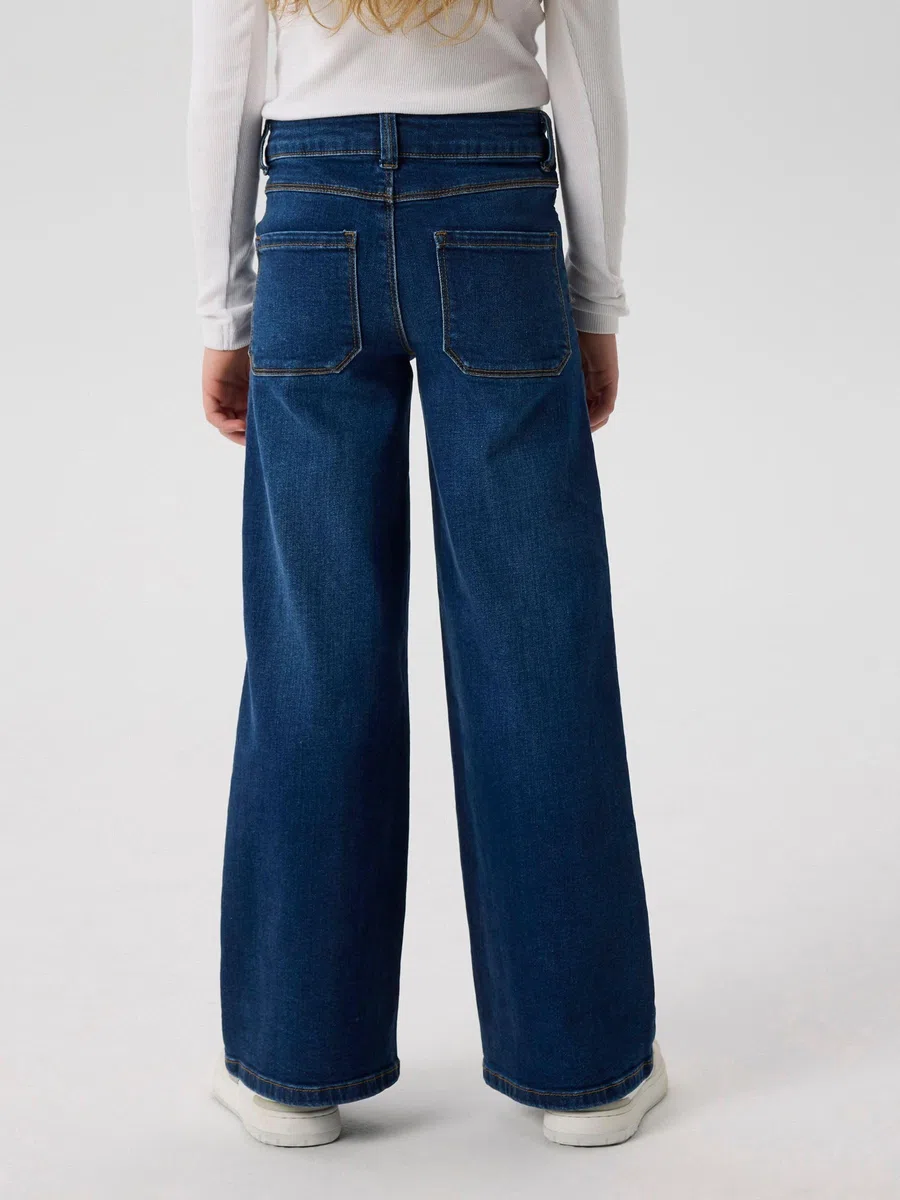 NAME IT Nkfpolly X-Wide Jeans 3057-Fr Noos Bambine e Ragazze