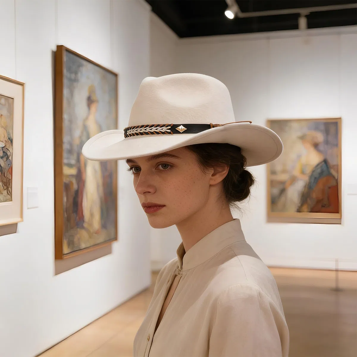 Classico cappello da cowboy, universale, da cowboy occidentale, per uomini e donne, adatto per campeggio, giardinaggio, vacanza, morbido ed elegante cappello da cowboy