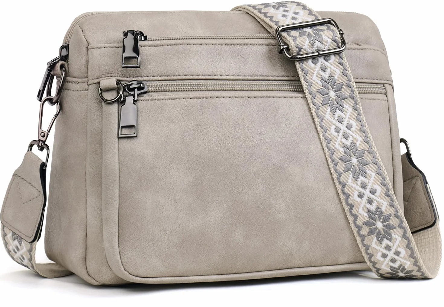 MUIIKOLA Borsa a tracolla da donna, borsa a tracolla da donna, in pelle, morbida e larga