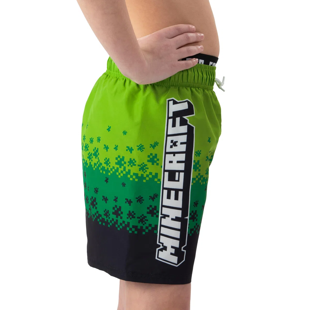 MINECRAFT Costume Piscina Bambino, Boxer Mare Bambino Creeper, Costume Nuoto Ragazzo Gamer