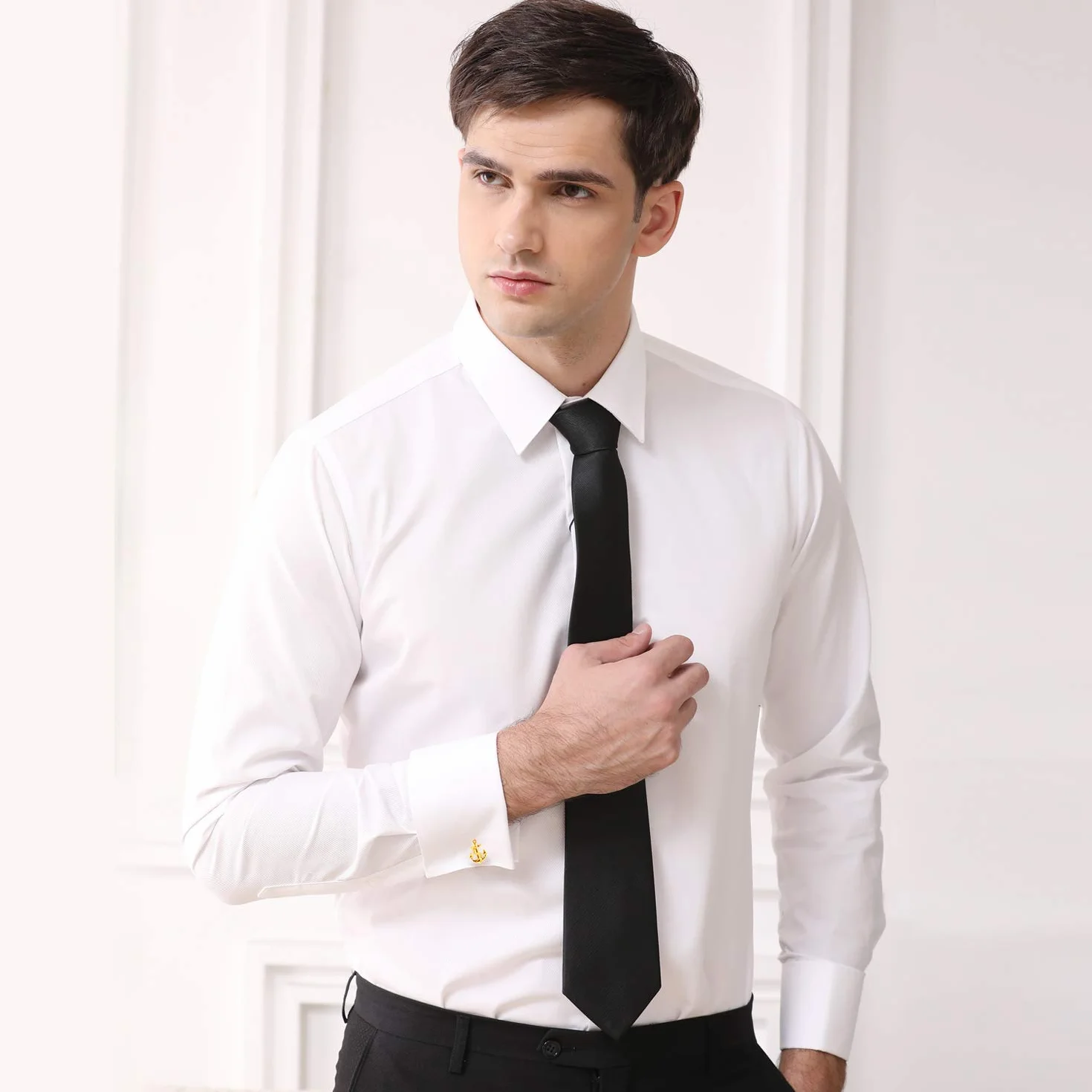 Honey Bear Anchor Sailor gemelli per camicia da uomo, in acciaio INOX, nave barca a vela,regalo di nozze affari