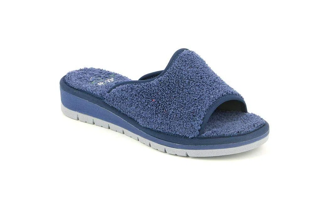 CI1317 GRUNLAND CIABATTA DONNA SPUGNA PUNTA APERTA ZEPPA 4 CM