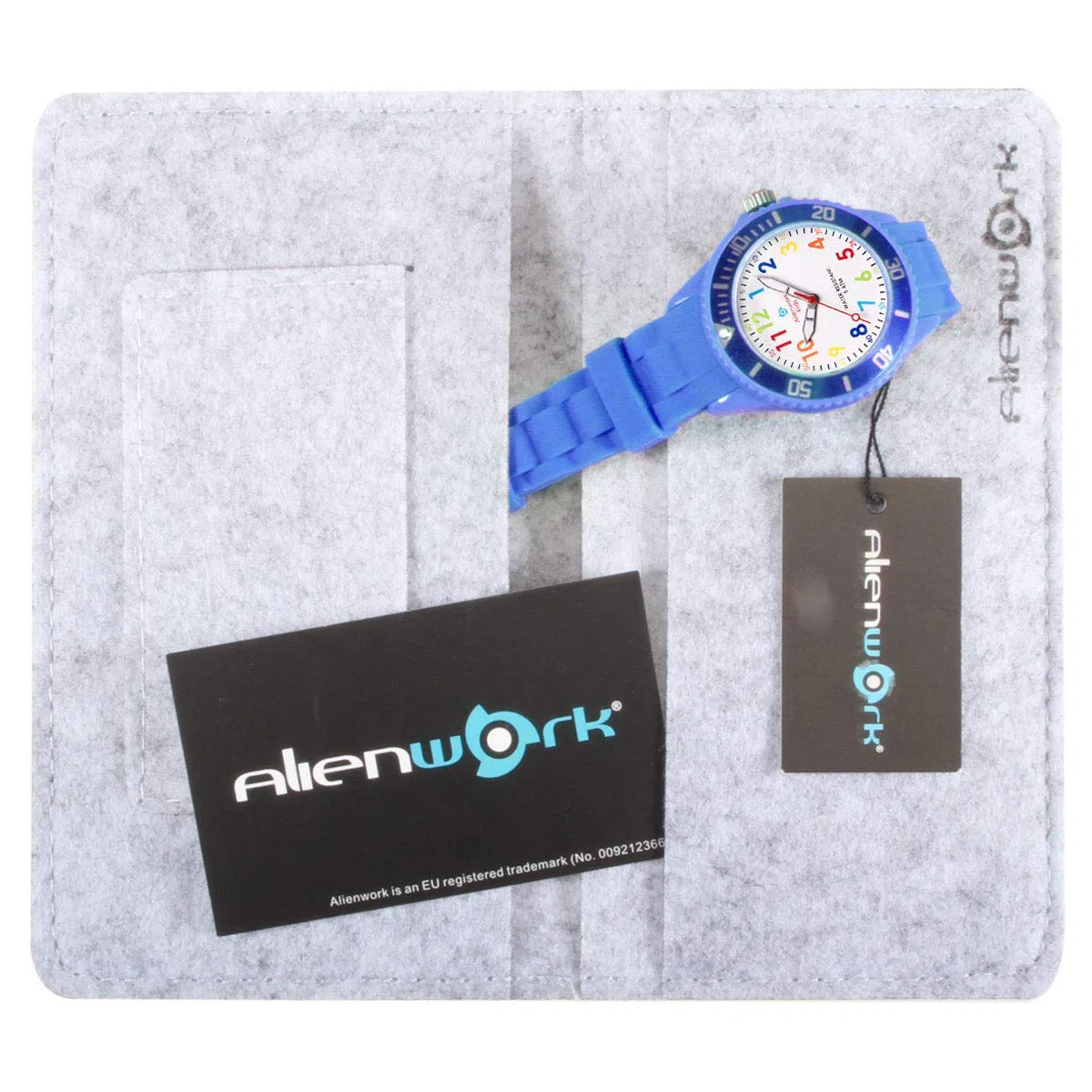 Alienwork Kids Orologio di Apprendimento Bambini Ragazzi Ragazze Tempo di Apprendimento Impermeabile 5 ATM