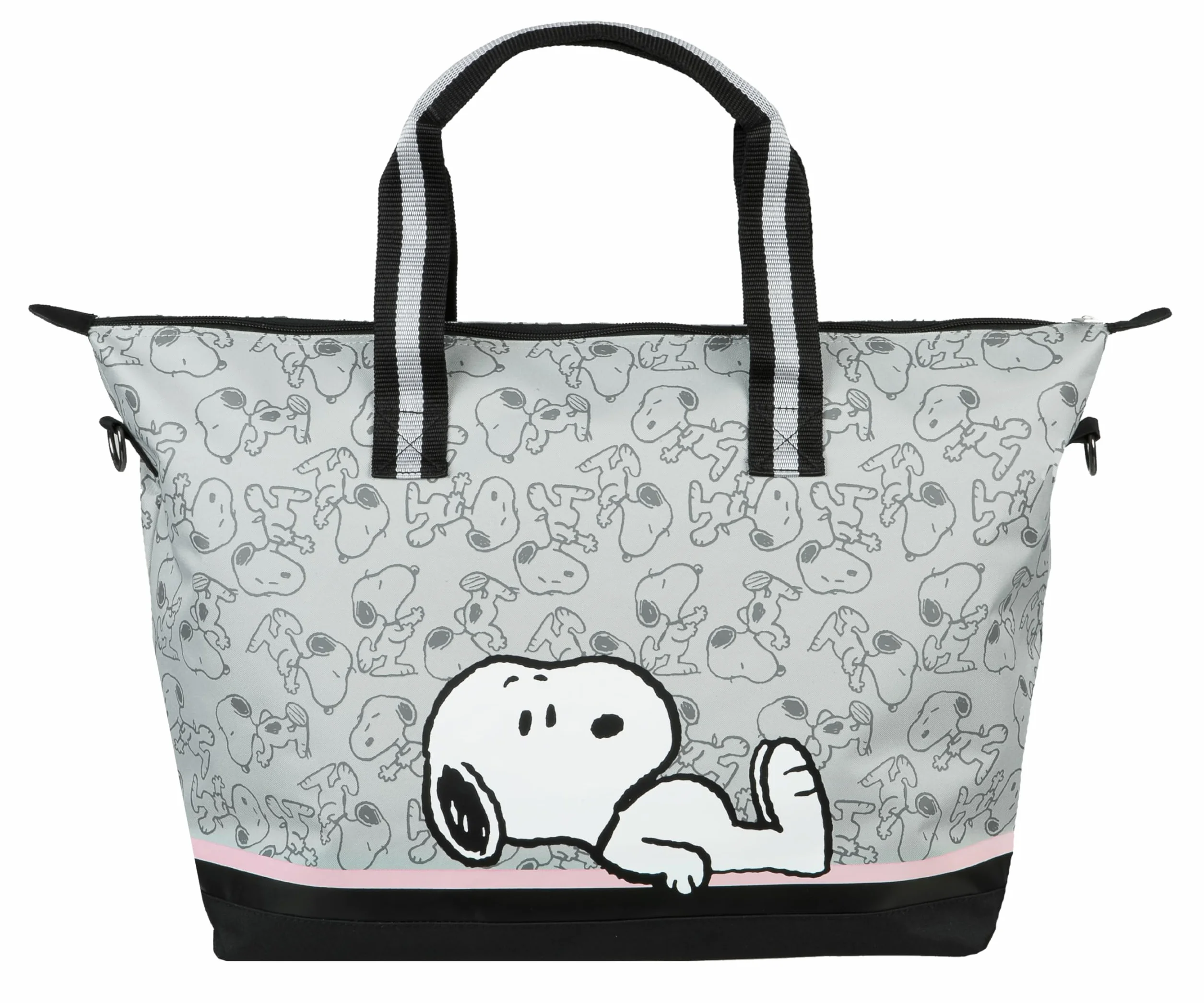 Undercover - Snoopy Weekender - Borsa per il trasporto con motivo - Ampio scomparto principale con piccolo scomparto con cerniera - 2 maniglie e tracolla