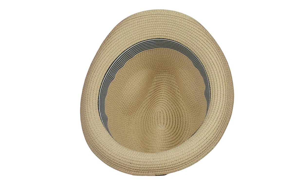 Black Jungle Peron Cappello di Paglia Estivo, da Spiaggia, per Il Tempo Libero, Colore Naturale, Naturale