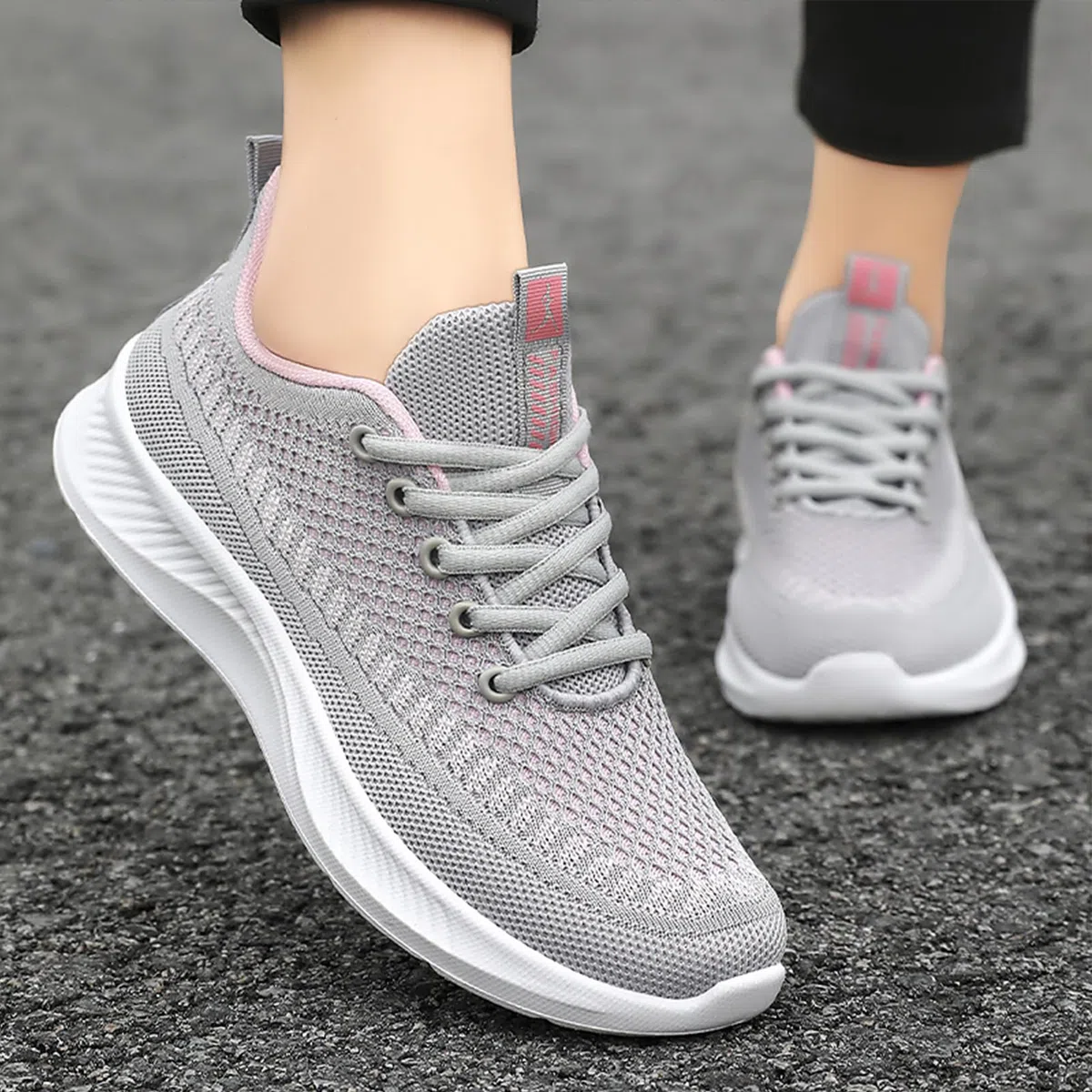 Alexis Leroy Scarpe Donna da Passeggio Leggere Respiranti con Lacci Urbane per Commutazione, Passeggiate & Gite