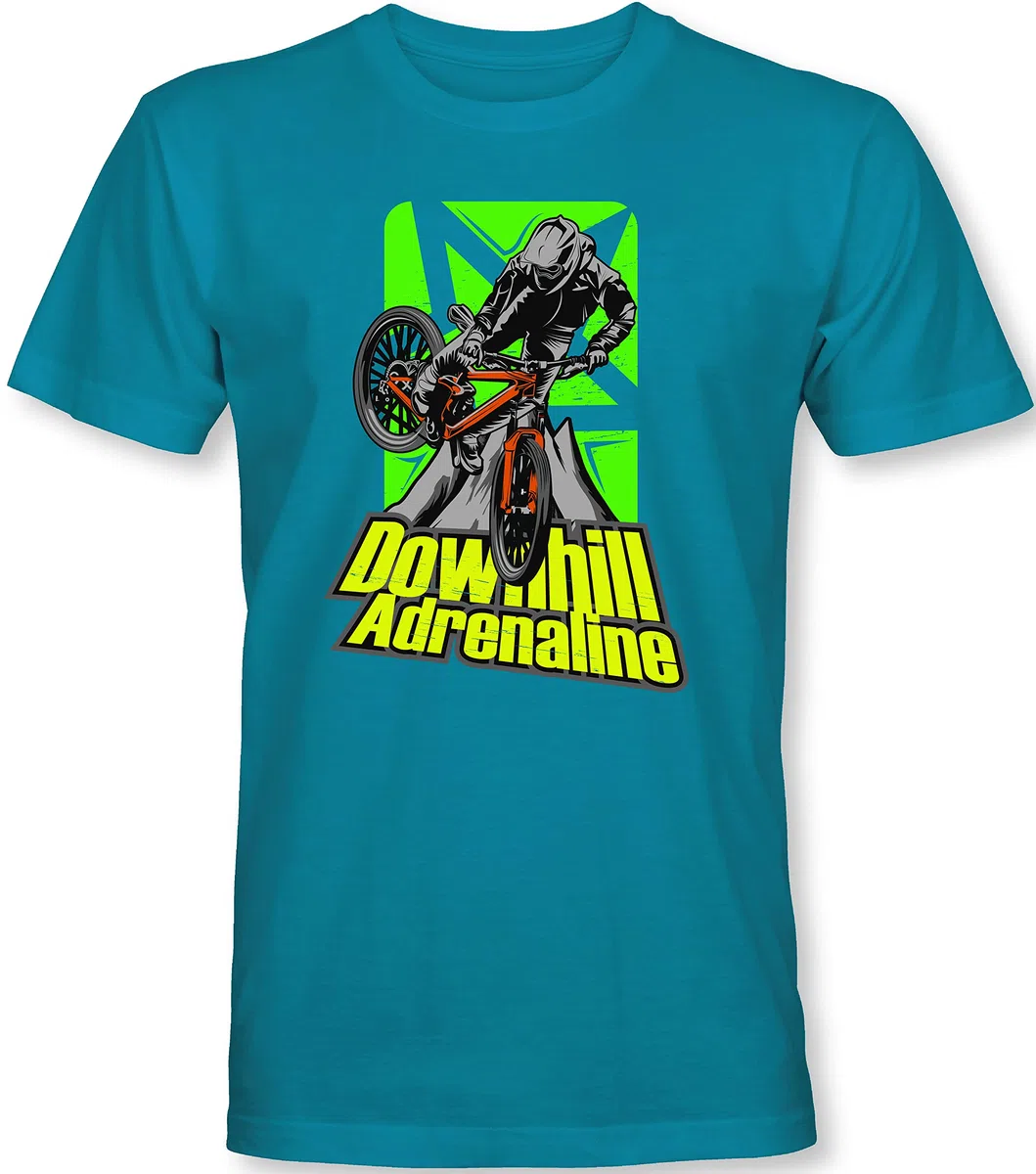 Maglietta per bambini: MTB Passion – Bicicletta regali ragazzi e ragazze – Ciclisti in mountain bike MTB BMX scooter ruota outdoor ragazzo bambino downhill