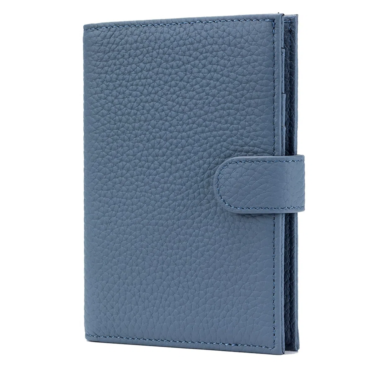 Karmiir Portapassaporto RFID Portafoglio da Viaggio per Donna, Custodia Passaporto in Pelle Portafoglio con Porta Carte Slot SIM, Tasca Monete con Cerniera e Slot Contanti Portafoglio da Viaggio
