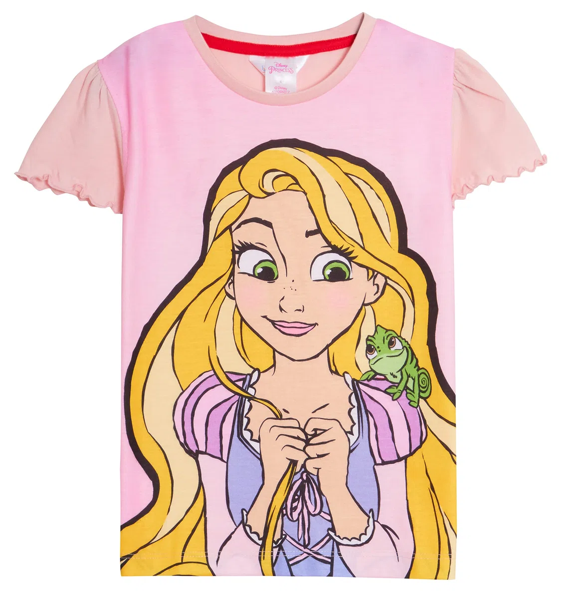 Disney Ragazze Set di 3 t-Shirt Princess T-Shirt Bambini Jasmine Moana Rapunzel Top da Travestimento a Maniche Corte
