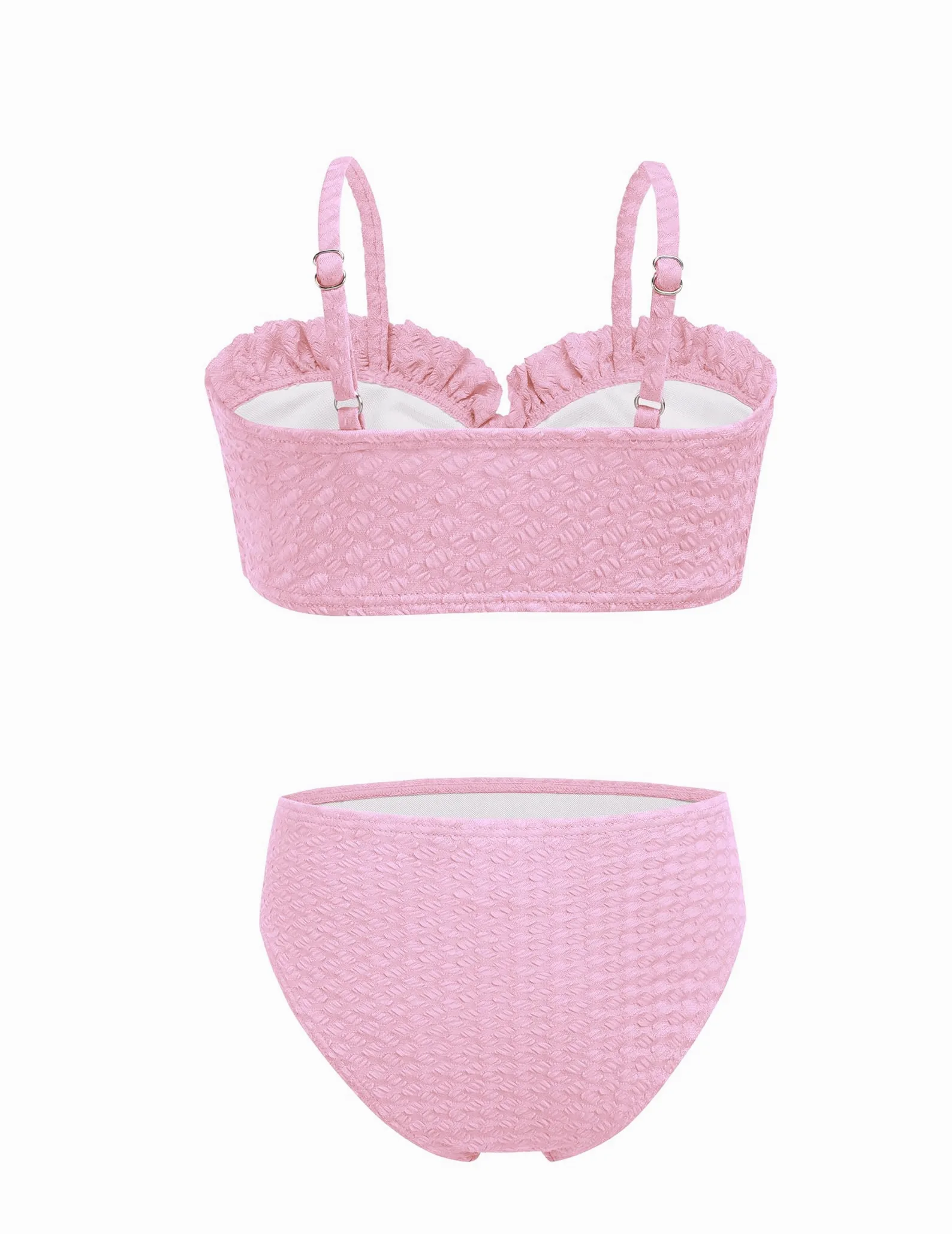 Arshiner Ragazze Costumi da Bagno 3 Pezzi Bikini Tuta Camisole Top con Coprire i Gonna Corta da Spiaggia Bambini Nuoto Costume Surf Costumi da Bagno 5-14 Anni