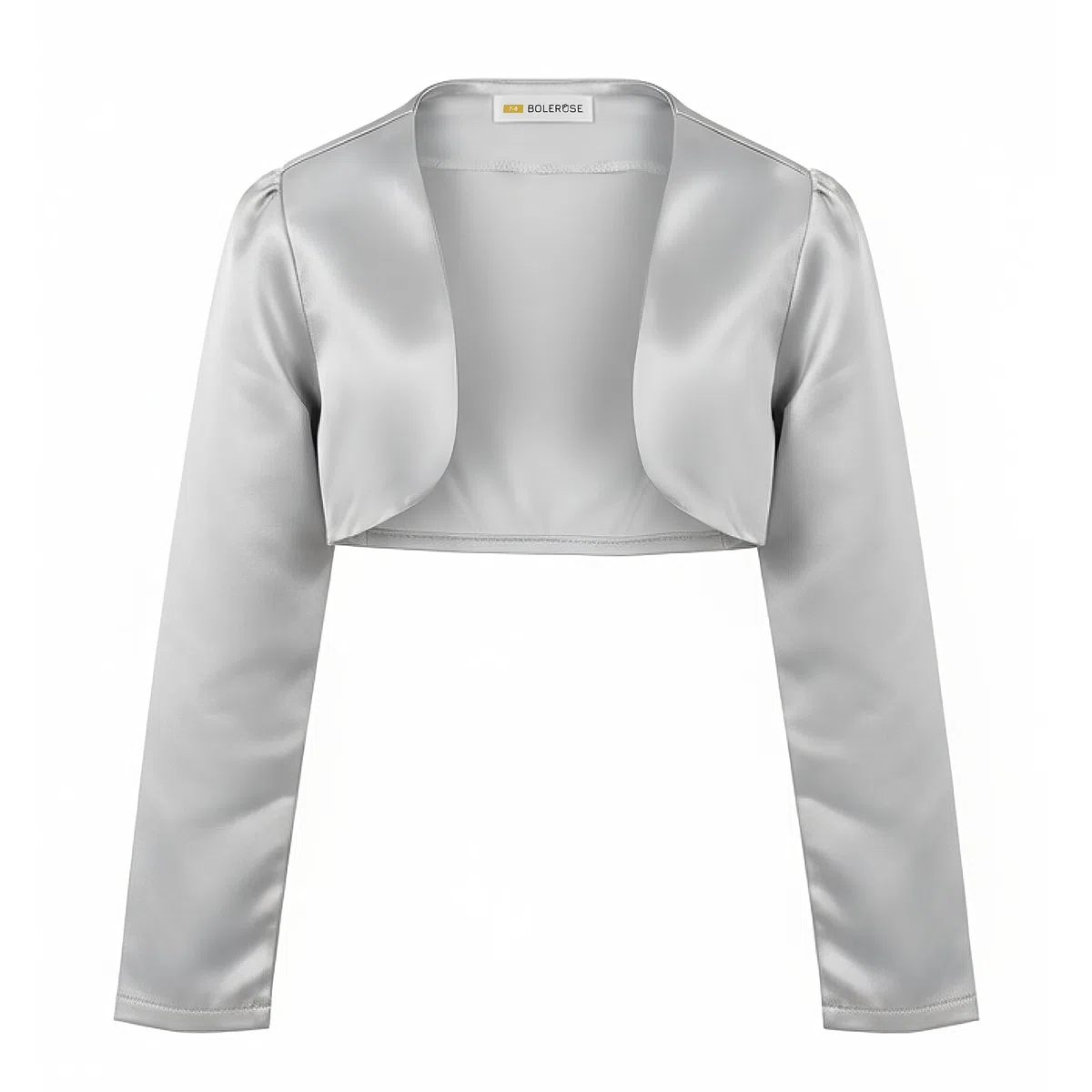 Bolerose Ragazze Raso Maniche Lunghe Bolero Bambini Bambini Coprispalla