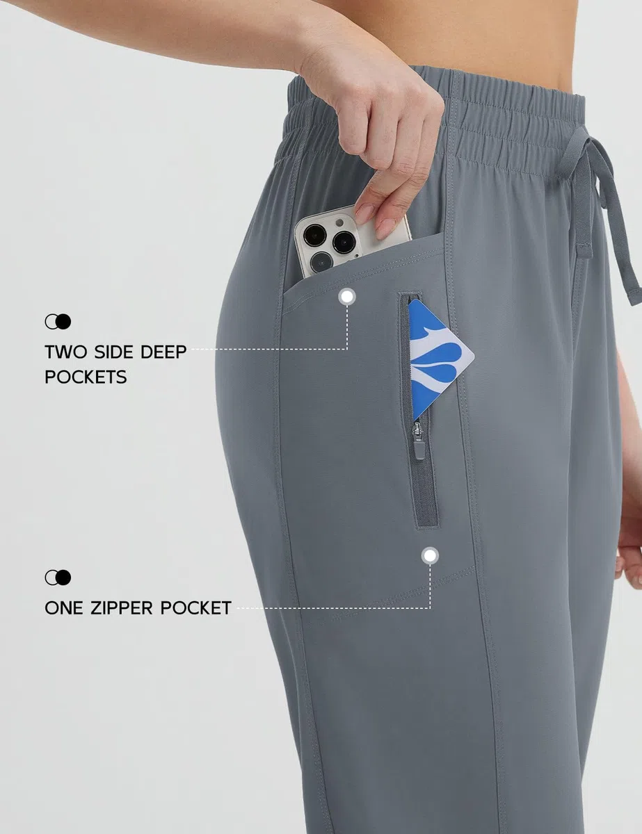 BALEAF Pantaloni lunghi da donna estivi leggeri da jogging lunghi