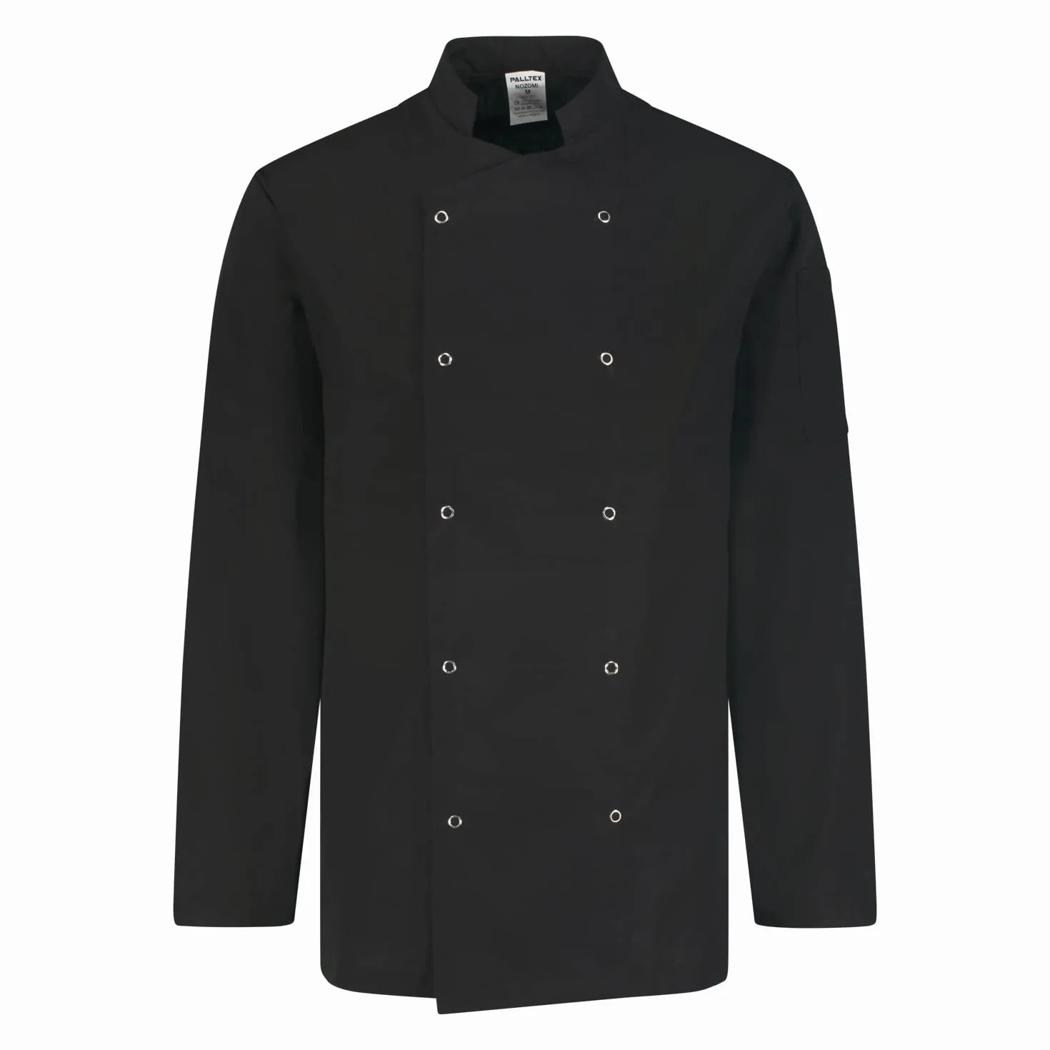 PALLTEX Nozomi LS Giacca da Cuoco Professionale e Unisex a Maniche Lunghe con I Bottoni Giacca da Cuoco Ristorante Divisa da Cuoco