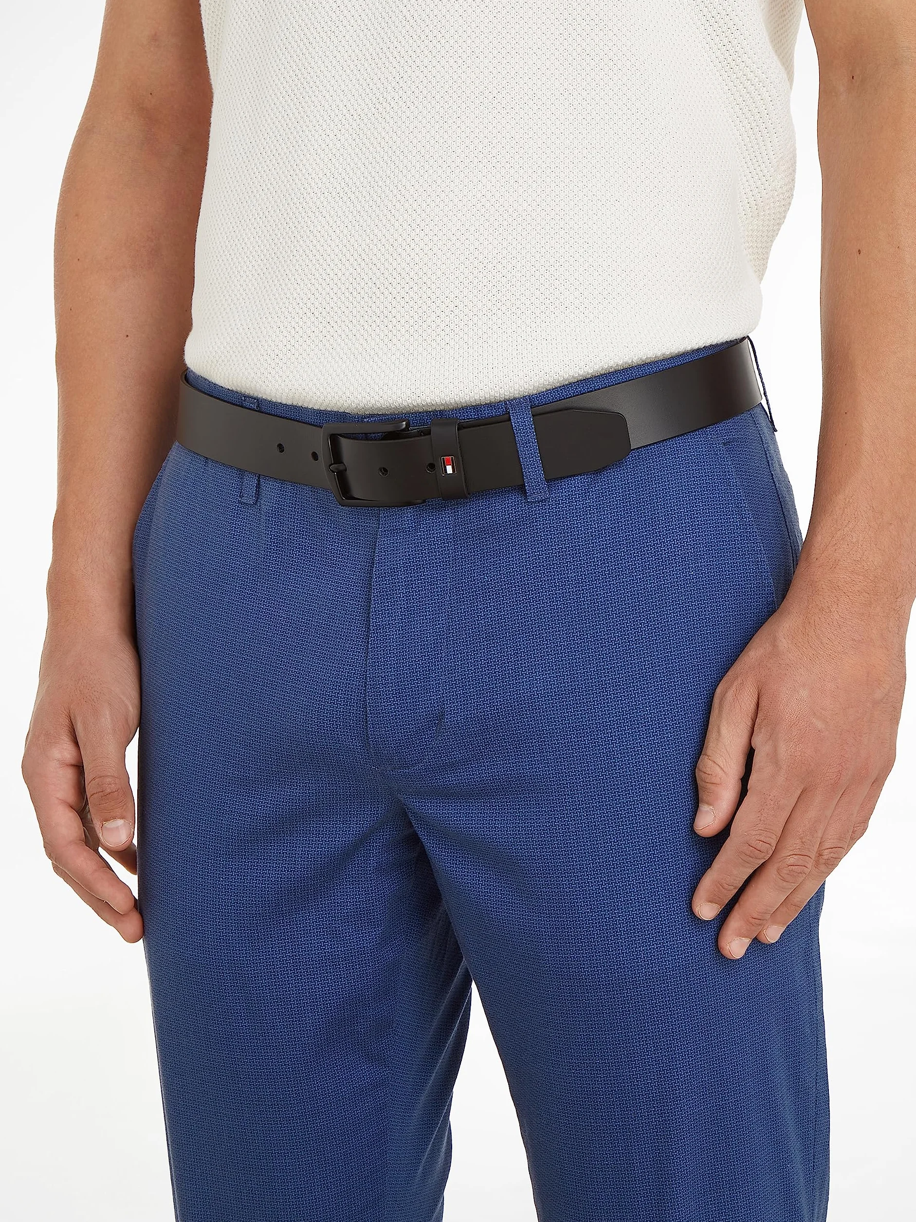 Tommy Hilfiger Cintura Uomo Denton Matte 3.5 Cintura in Pelle