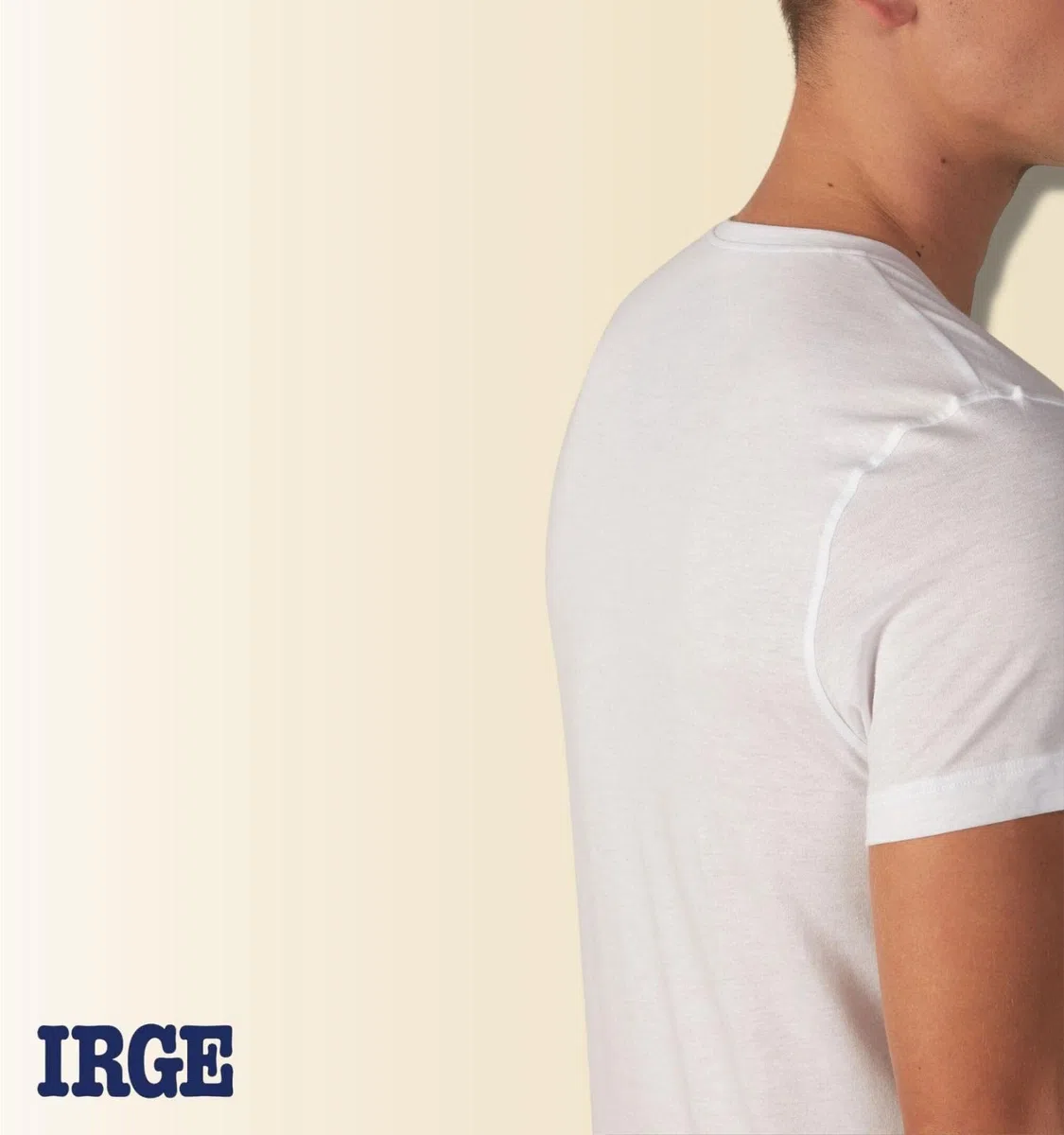 Magliette Intime da Uomo Cotone Scollo V (Pacco da 3) Cotone Intime Maniche Corte Bianca e Colorate IRM2