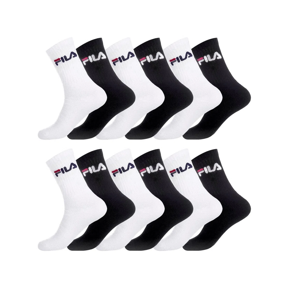 Fila Fila Chaussettes Fila/Am/Tnx12 Calze Sportive Uomo (Pacco da 12)