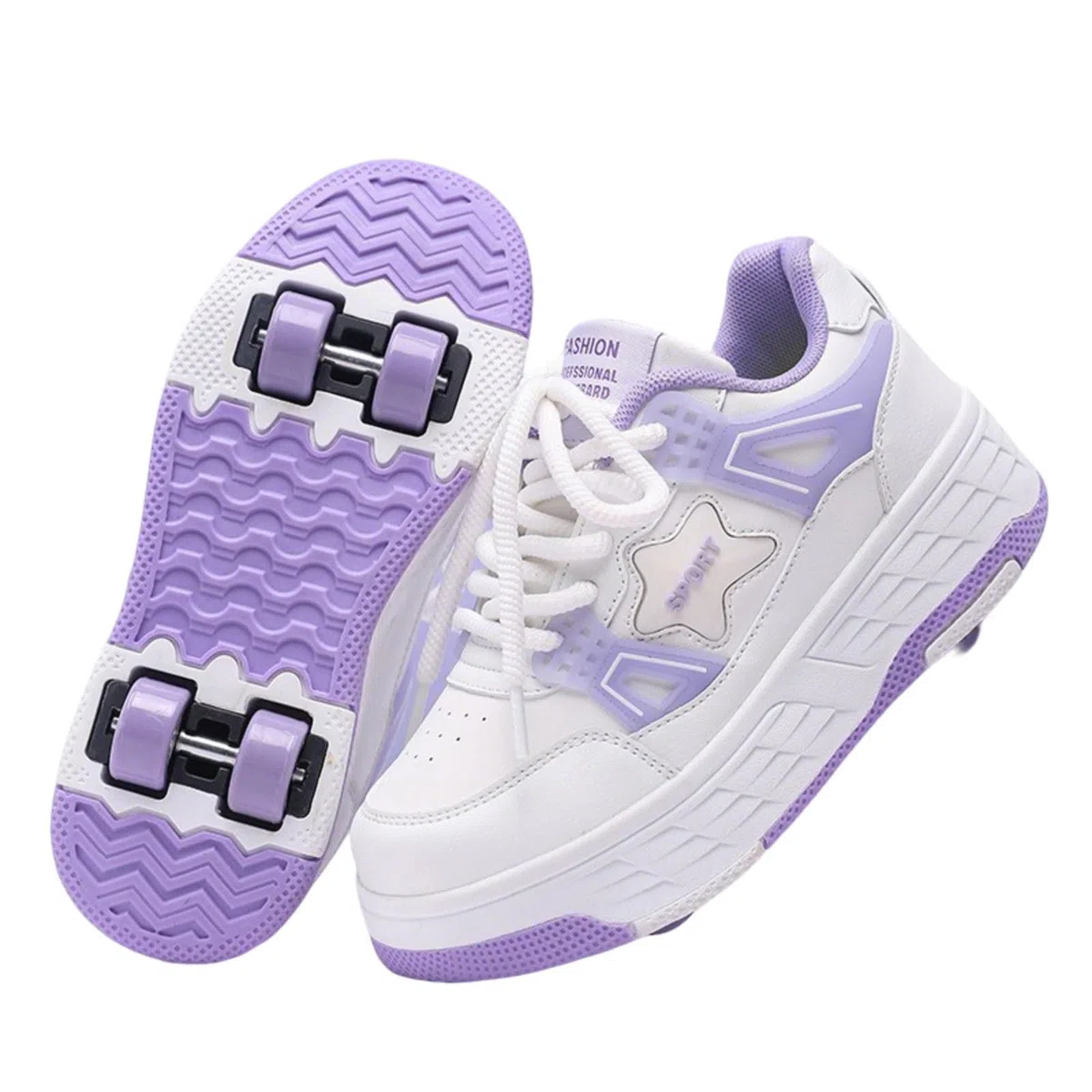 Generico Scarpe da Corsa per Bambina Sneakers Comode Suola Morbida Antiscivolo Ginnastica Leggero Camminata Multiuso Outdoor e Skateboard attività all'Aria Aperta