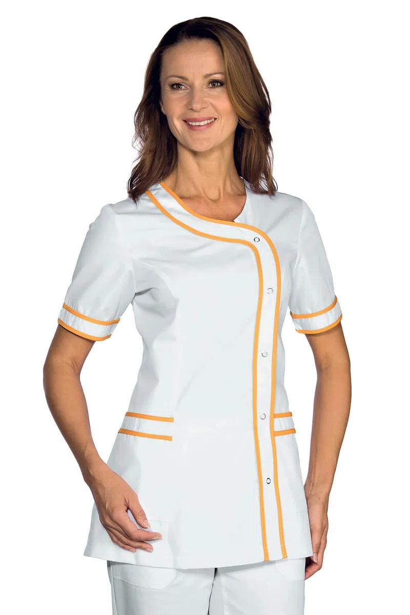 Isacco 005813 Brasilia Casacca, Taglia M, Bianco/Albicocca