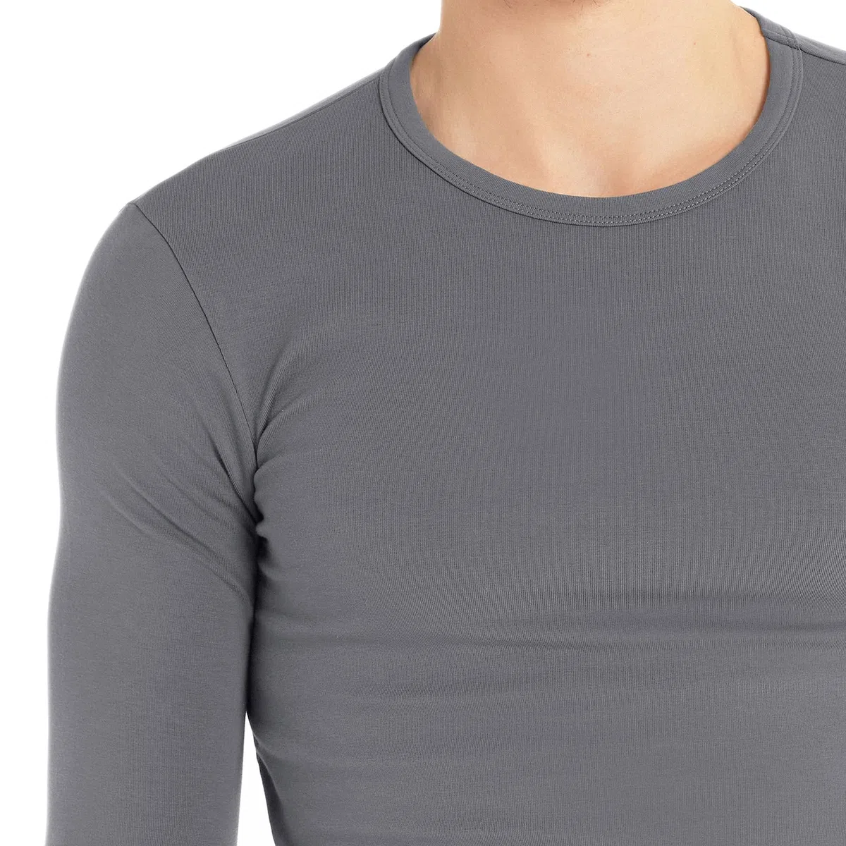 Magliette da Uomo 100% Cotone Caldo Felpato Pacco da 3 Pezzi T-Shirt Uomo Maniche Lunghe Magliette e Canottiere Intime Made in Italy