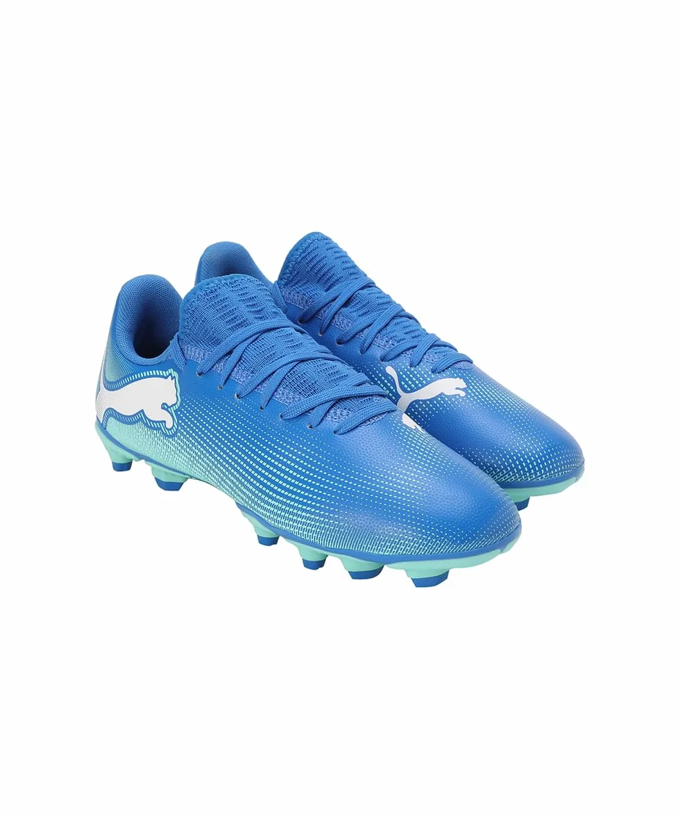PUMA Future 7 Play Fg/Ag Jr Soccer Shoe, Unisex - Bambini e ragazzi