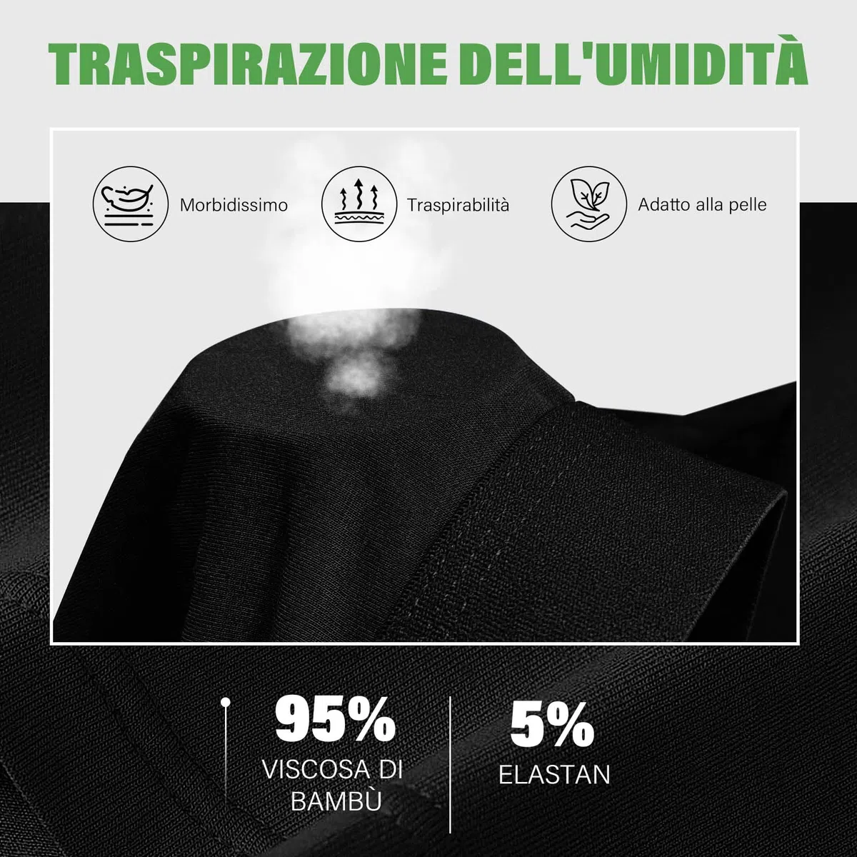 ZAKASA bambù Boxer Lunghi Uomo: Mutande Uomo Boxer Aderenti Senza Etichette Morbidi Traspiranti per Ufficio Palestra Quotidiano Pacco da 6
