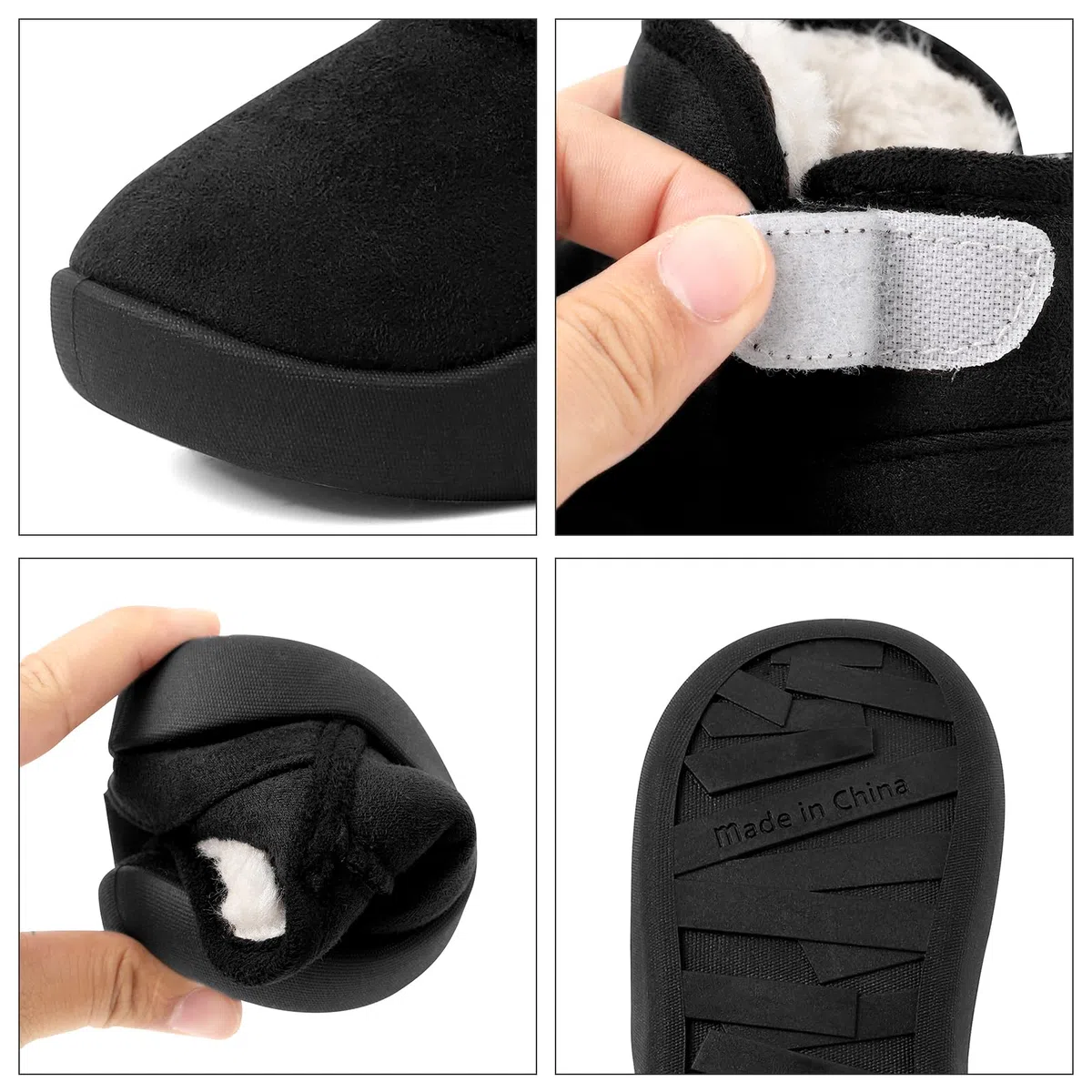 1-5 Anni Stivaletti Bambino Bambina Invernali Scarpe Stivali Bimbo Bimba Peluche Caldo Foderato Facile da Indossare