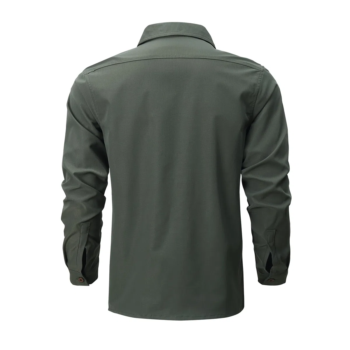 Camicia da Uomo a Maniche Lunghe Casual Traspirante Leggera Sportiva Camicia Safari Protezione UV Funzionale Shirt per Pesca Trekking