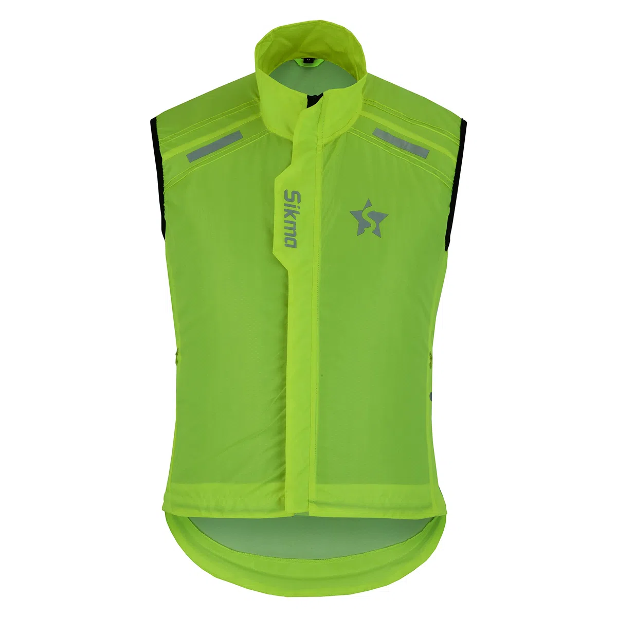 Sikma Gilet da ciclismo da uomo, da donna, impermeabile, antivento, da corsa, unisex, ad alta visibilità, gilet/giacca