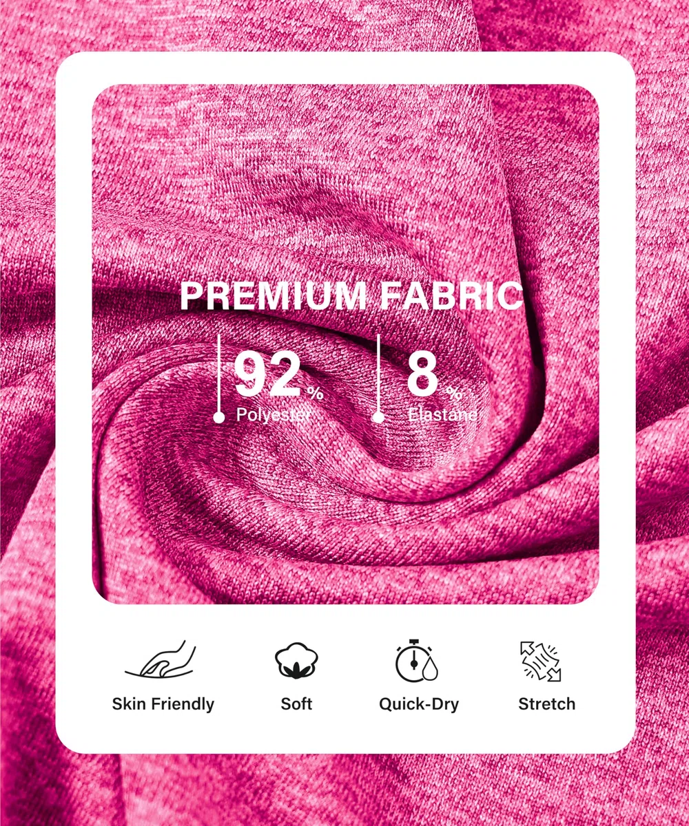 MoFiz Polo da donna a maniche corte, traspirante, con chiusura lampo 1/4, da donna, ad asciugatura rapida, con mezza manica