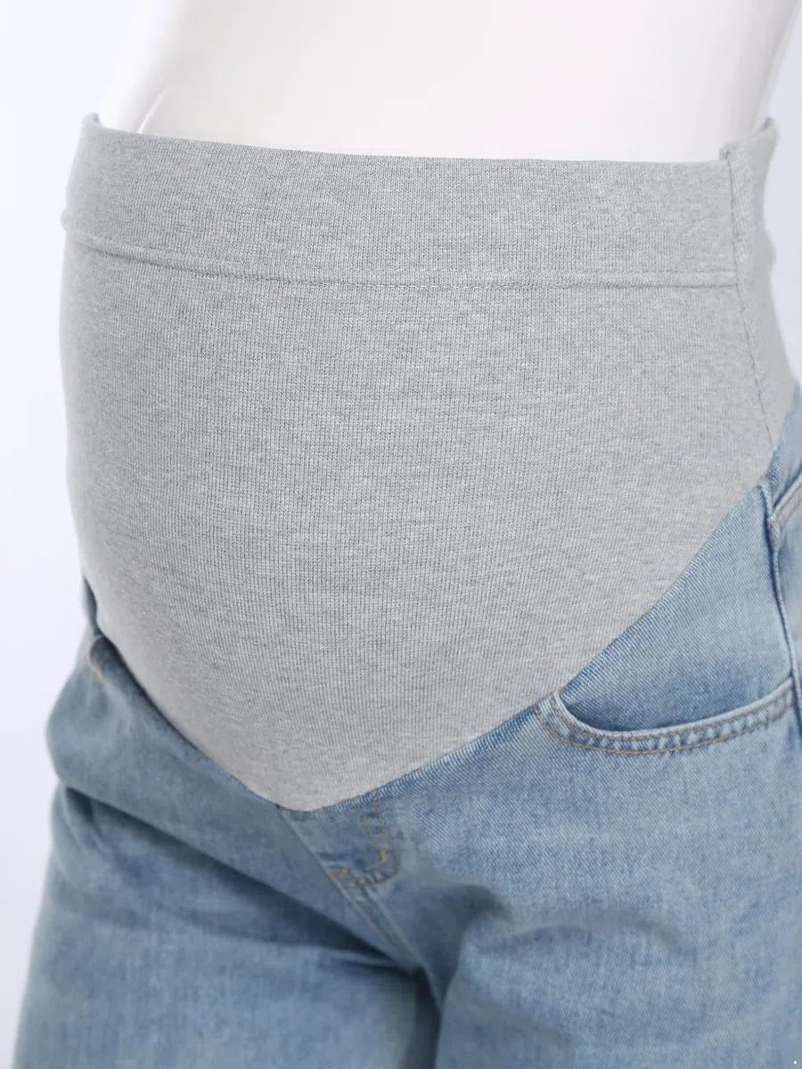 Freebily Jeans Premaman per Donne Incinte Pantaloni Premaman Lunghi con Tasche Pantalone da Lavoro Casual Maternity Jeans maternità Leggings per Gravidanza
