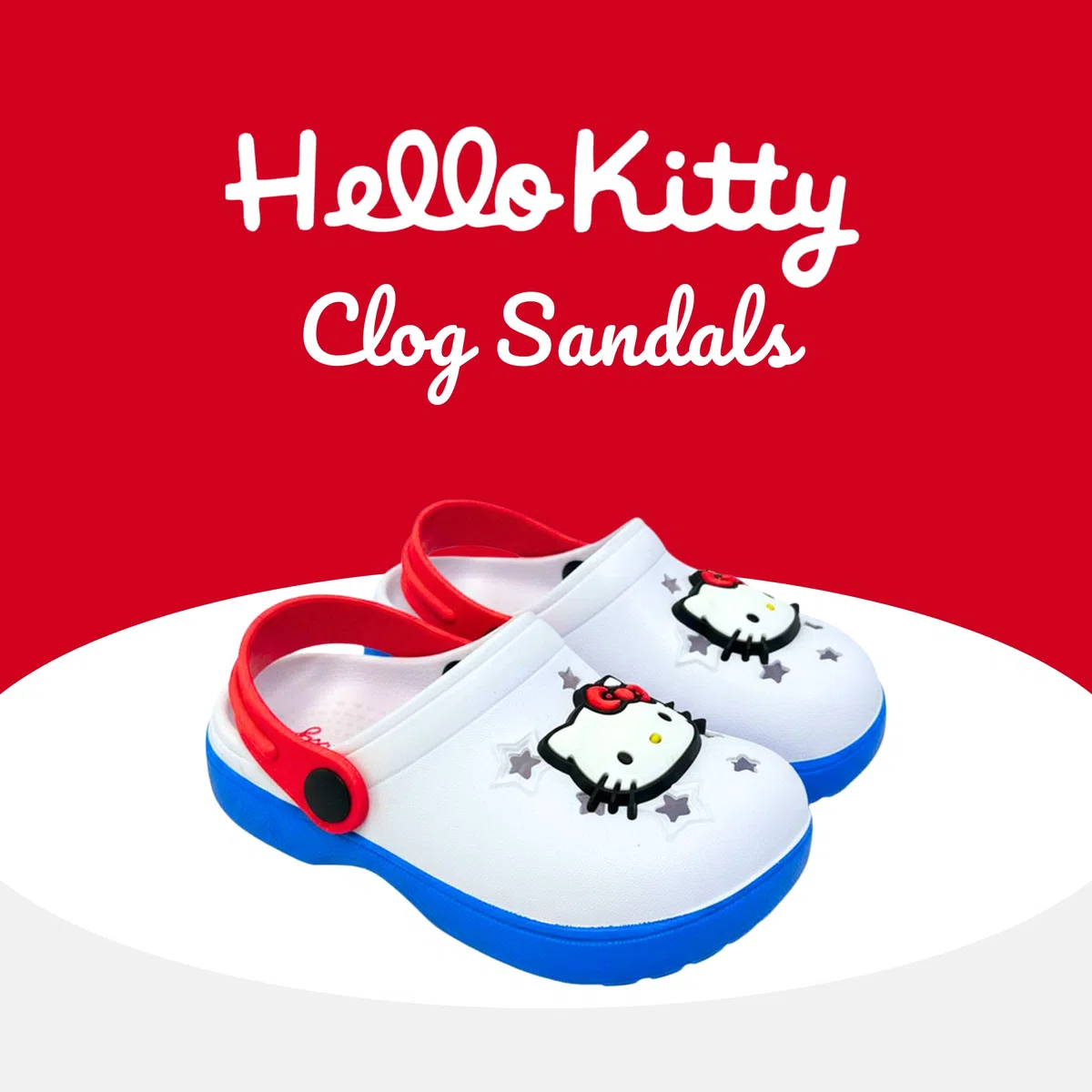 Hello Kitty Sandali da Ragazze, Zoccoli Estivi per Bambine, Taglie EU 26 a 33