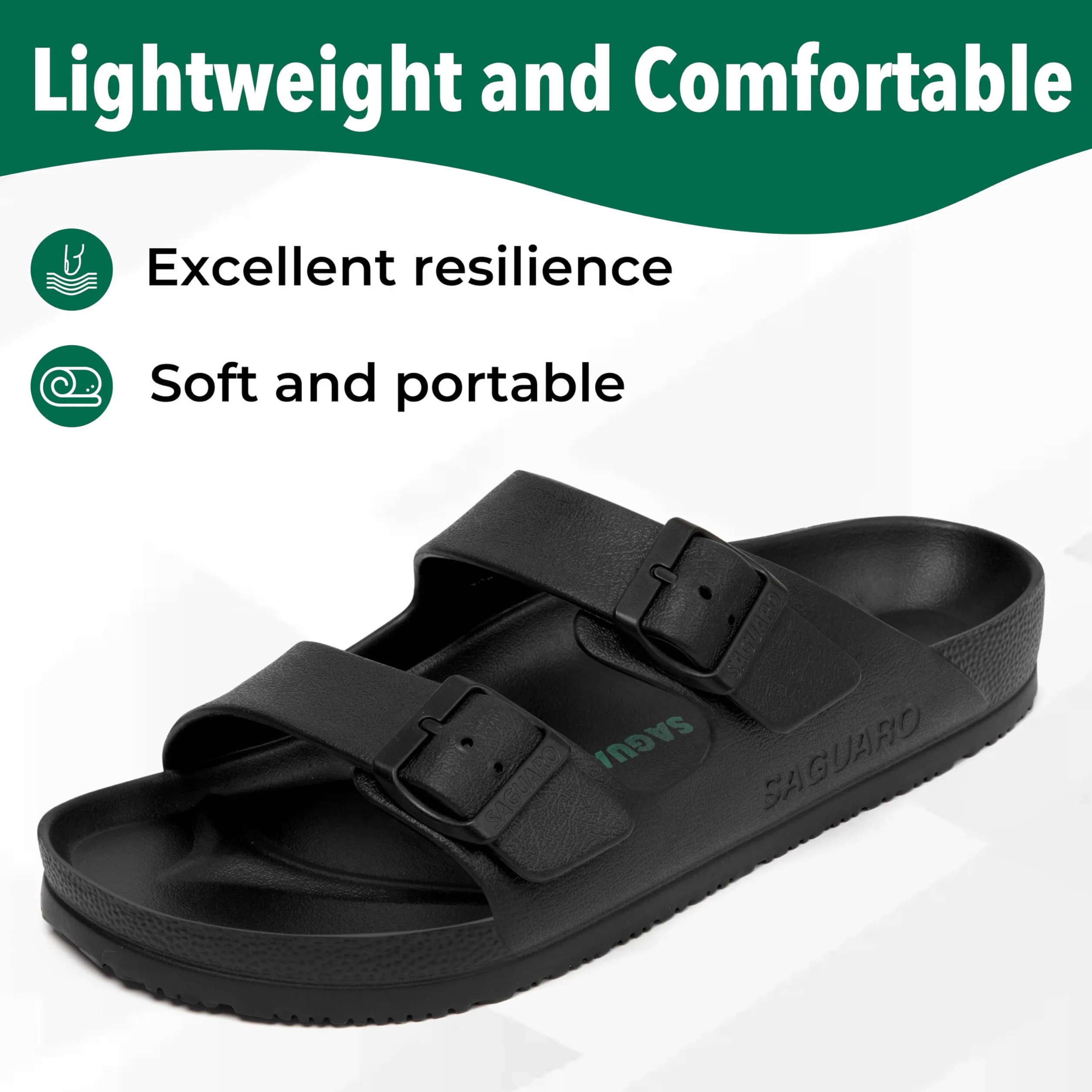 SAGUARO Pantofole Antiscivolo Uomo Donna Spiaggia da Ciabatte Slip-on Scarpe da Bagno Leggere Casuale Sandali Taglia 36-48 EU