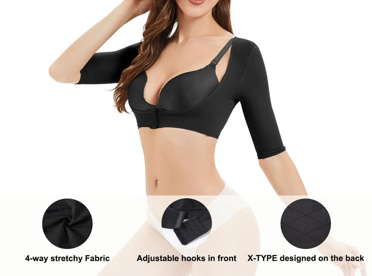 KSKshape Braccio Shaper per Donne Maniche a Compressione Post Chirurgico Dimagrante Maniche Postura Correttore Top Shapewear