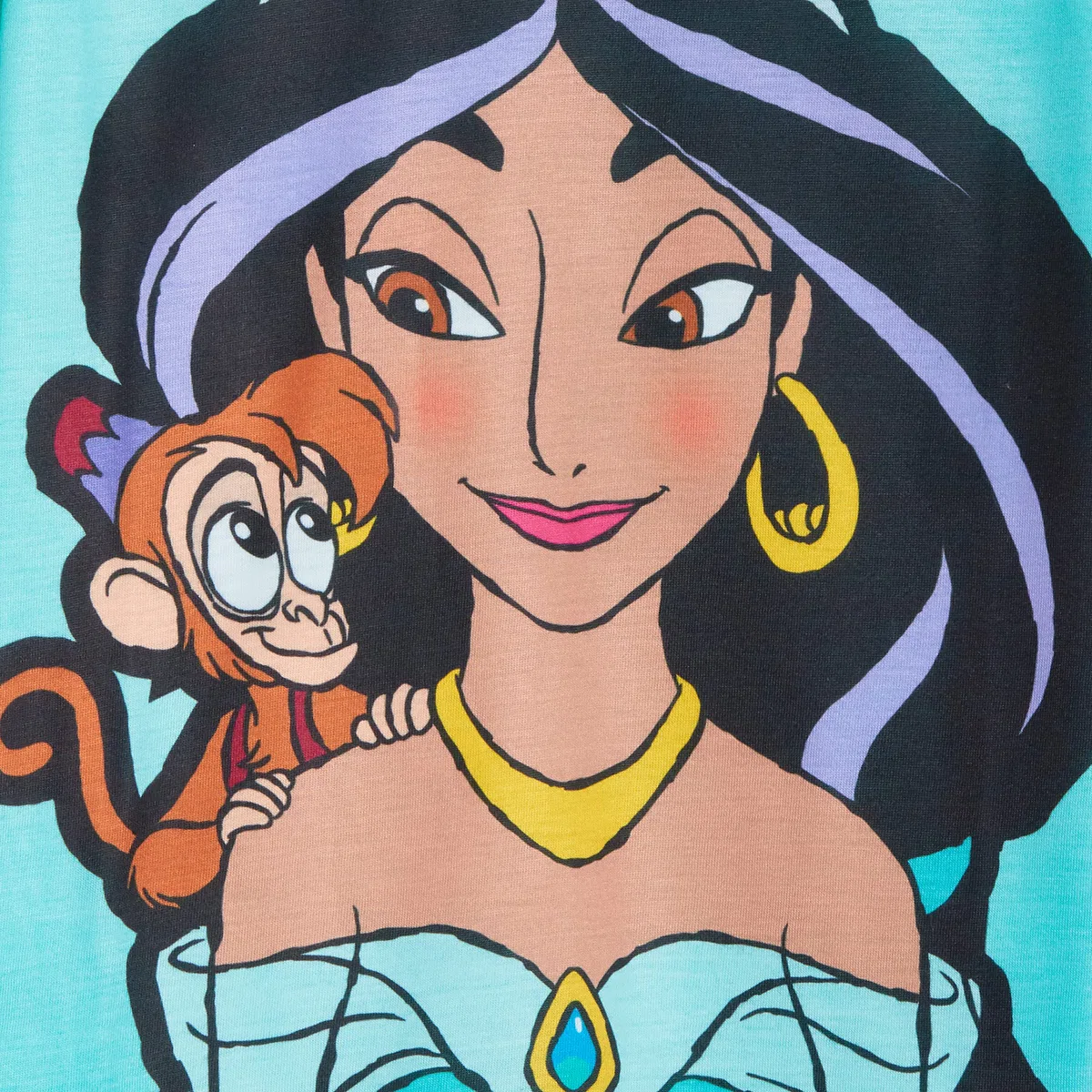 Disney Ragazze Set di 3 t-Shirt Princess T-Shirt Bambini Jasmine Moana Rapunzel Top da Travestimento a Maniche Corte