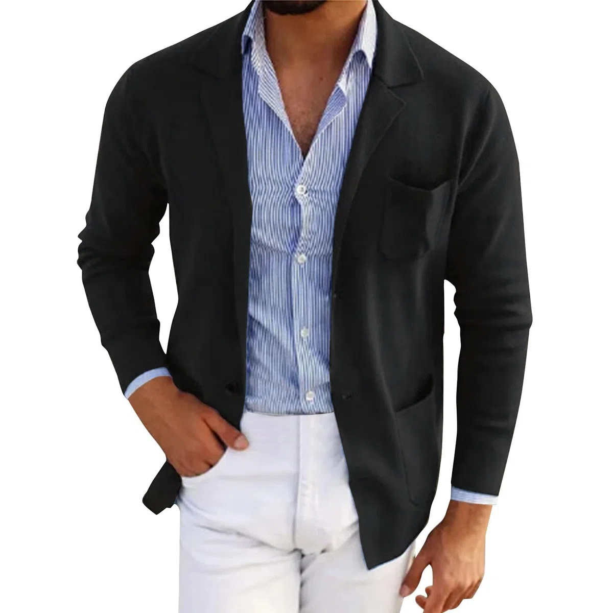 Blazer da uomo a maniche lunghe giacca blazer da uomo UK Slim Fit Smart Casual Business Suit Giacca sottile Blazer sportivo da uomo abiti leggeri abiti quotidiani Giacche per feste di nozze Top