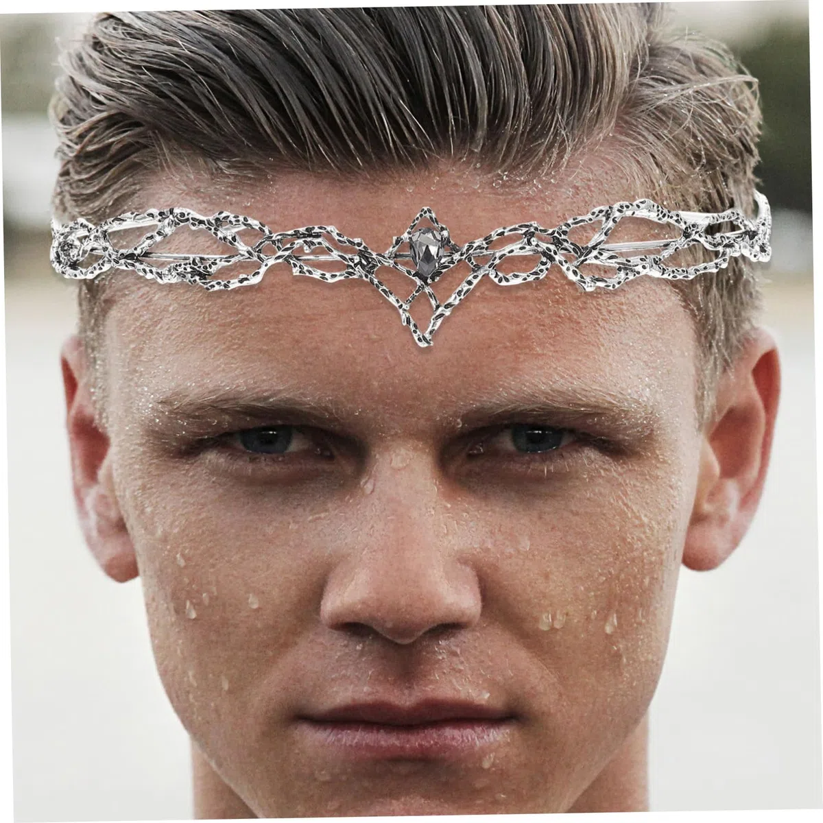 Elfo Vintage Tiaras Rhinestone Rhinestone Fairy Crystal Crystal Lega Head Abchina per Feste di Compleanno Prom Accessori Halloween
